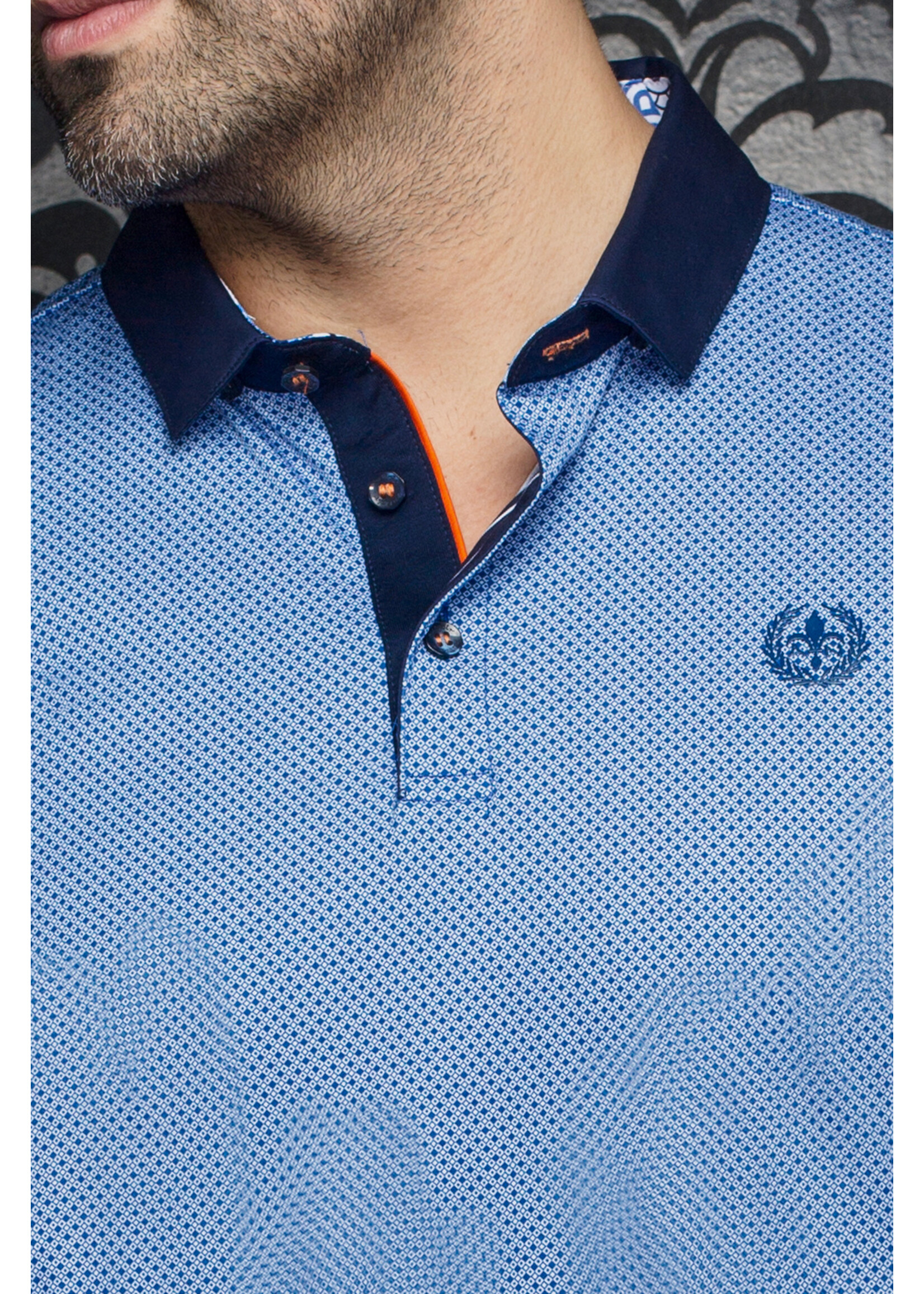 AU NOIR Men's casual polo shirt-LINDELL