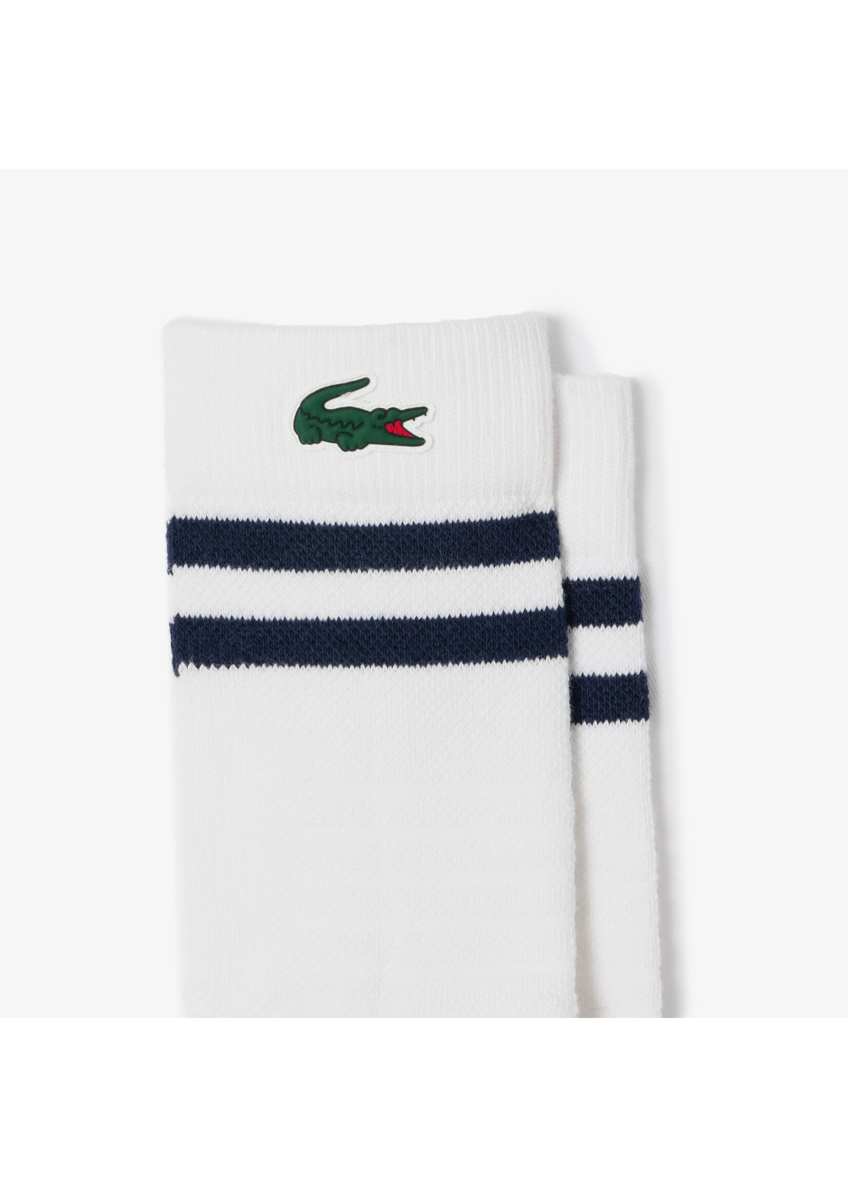 LACOSTE MEN'S BREATHABLE JERSEY TENNIS SOCKS