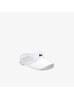 LACOSTE Visière sport en piqué et molleton unis-Blanc