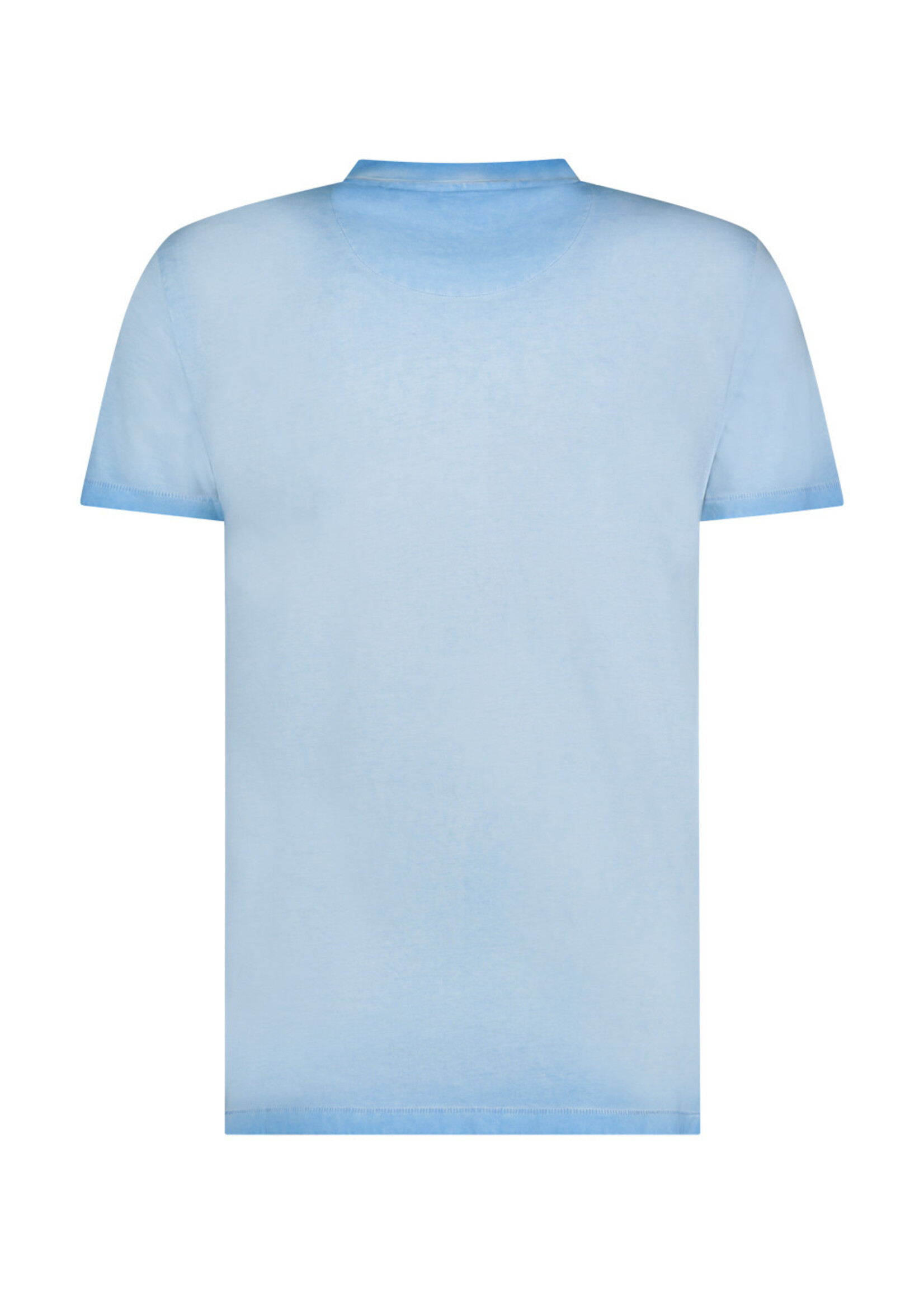 A FISH NAMED FRED T-shirt avec imprimé de voiture anglaise-Bleu ciel
