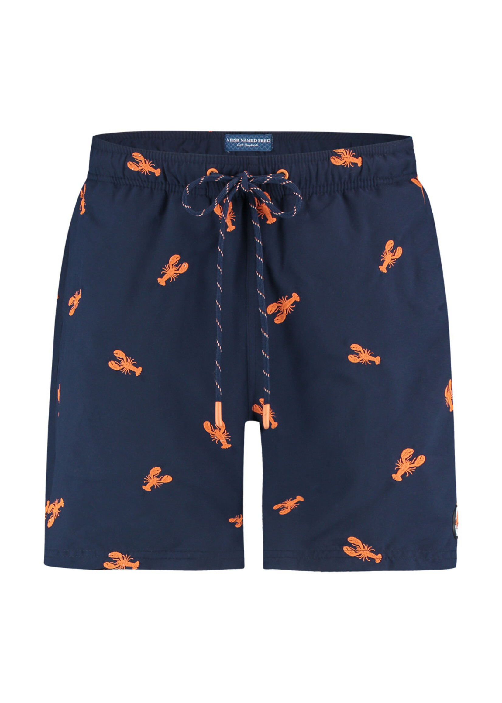 A FISH NAMED FRED Swimshort lobster embroidery