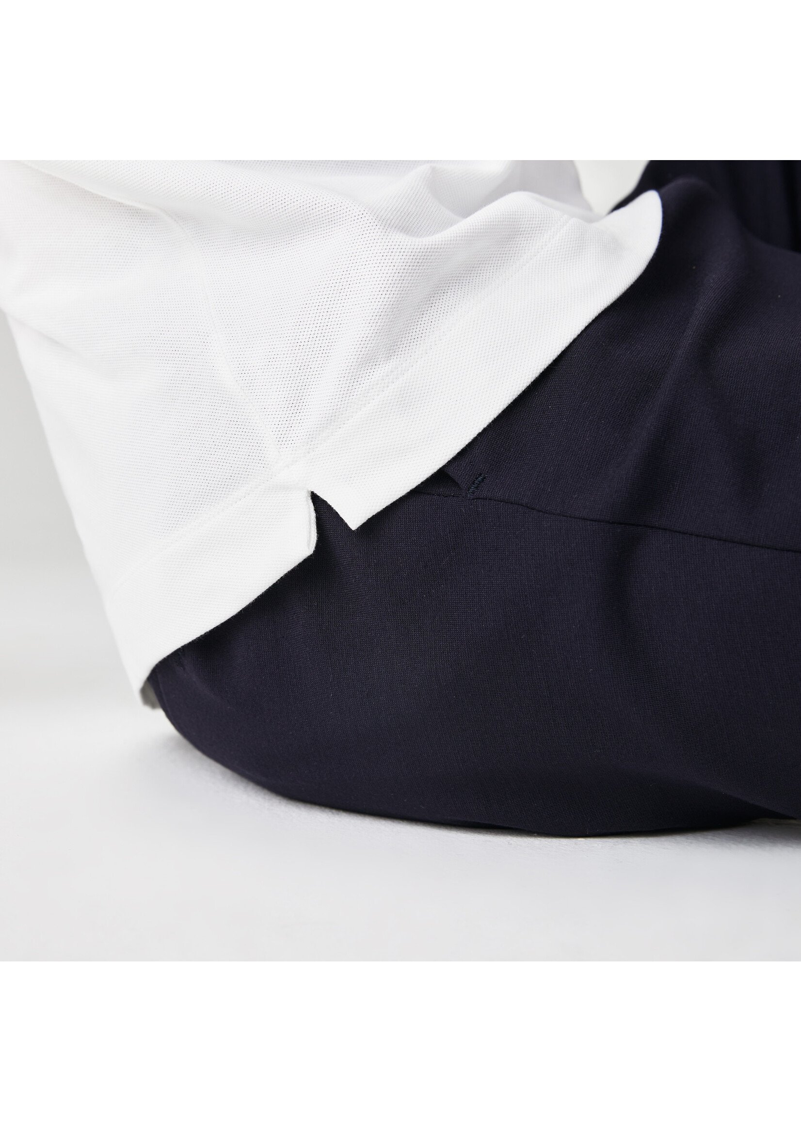LACOSTE Polo Smart Paris en piqué de coton stretch pour homme-BLANC