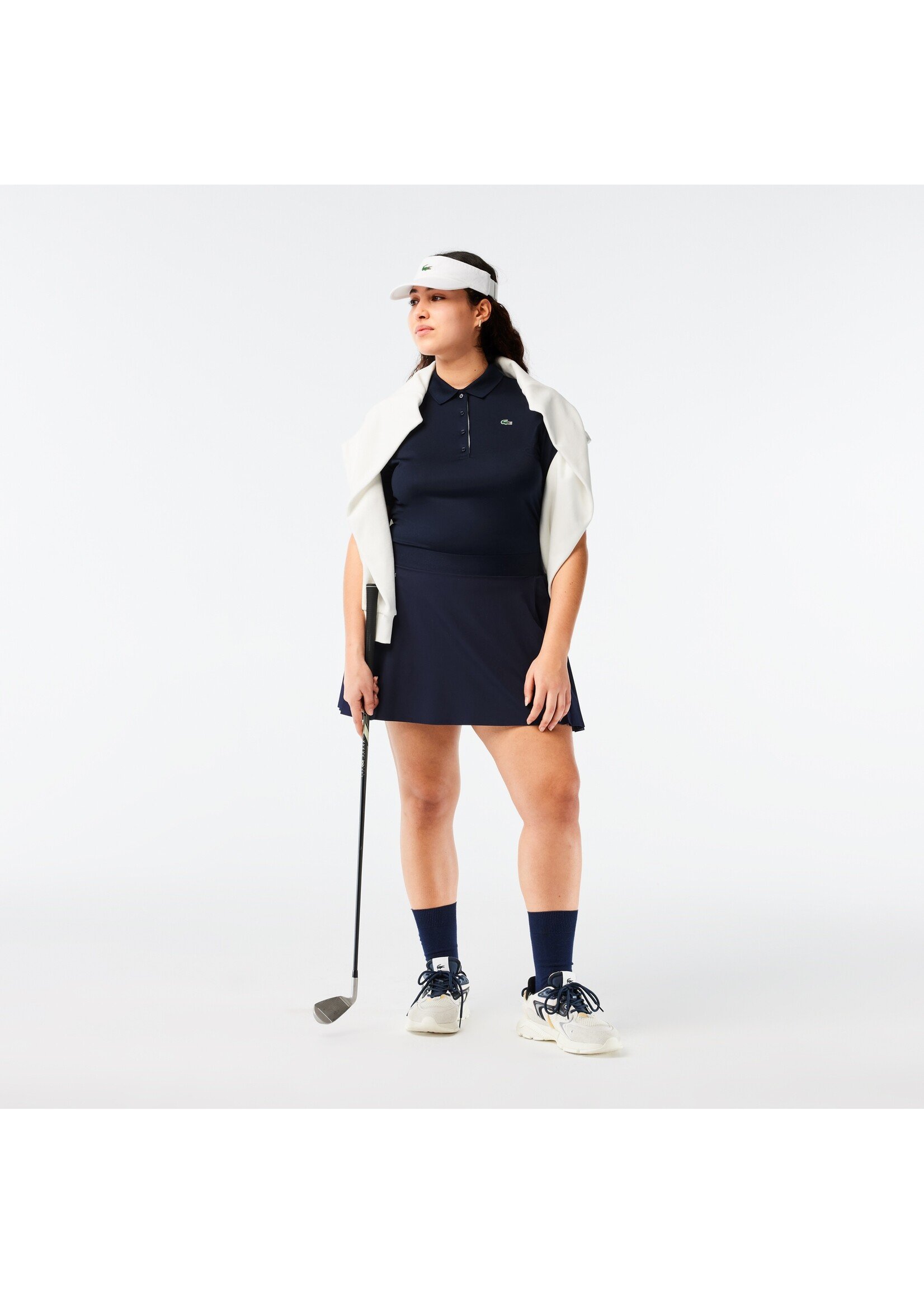 LACOSTE Jupe golf avec culotte intégrée-MARINE