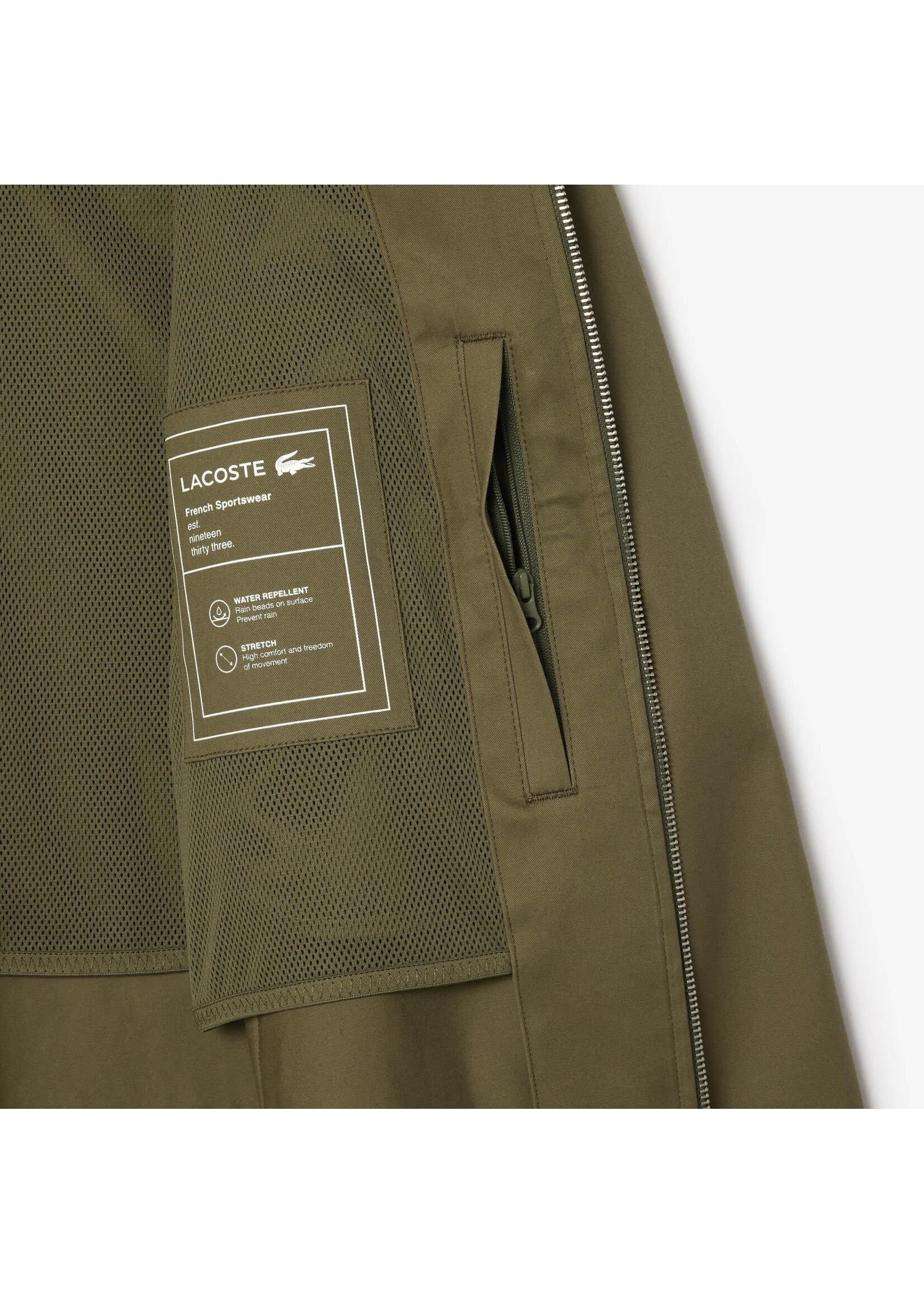 LACOSTE Veste légère en twill déperlant pour homme-TANK
