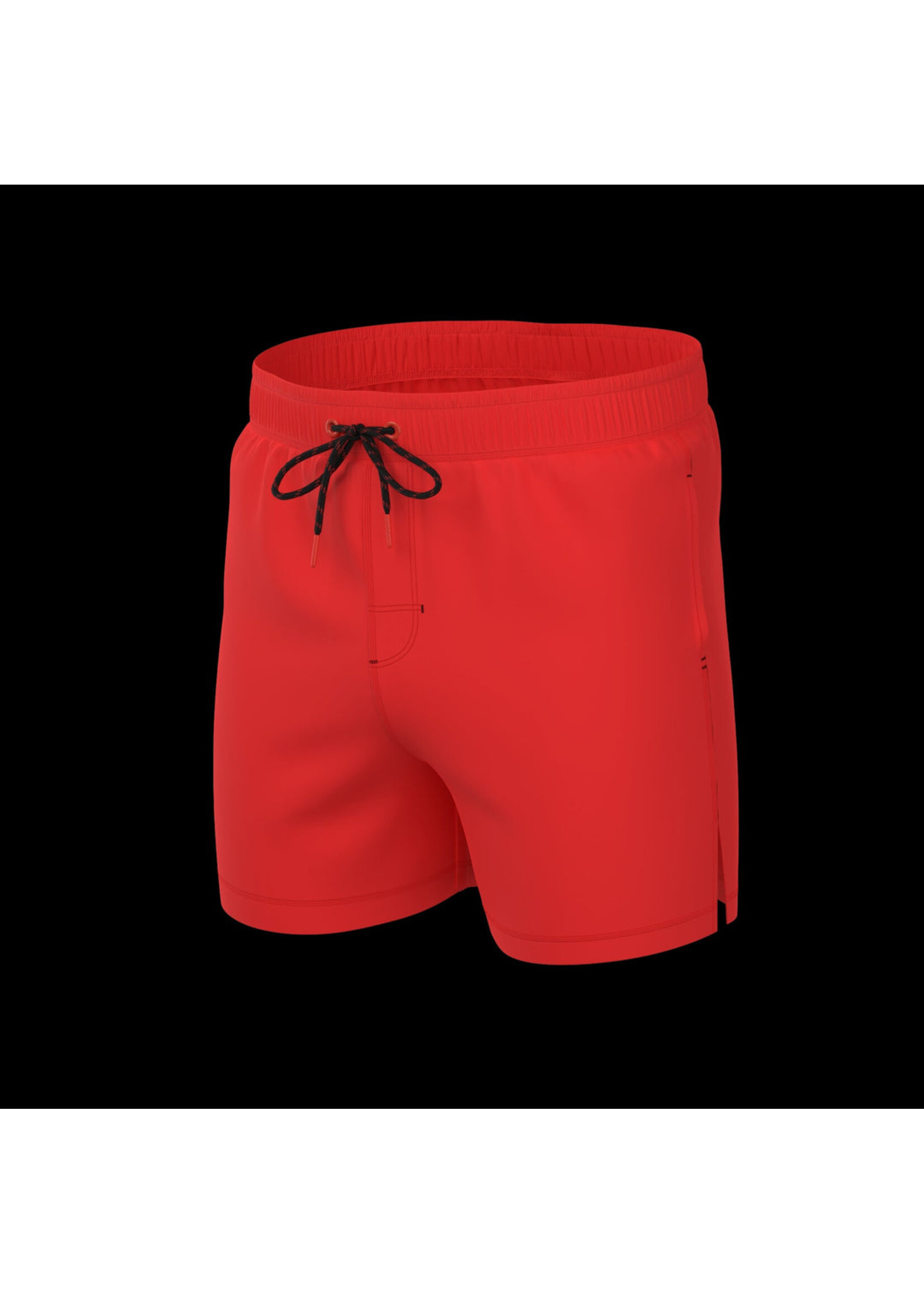 AU NOIR Maillot de bain pour homme Solida-ROUGE