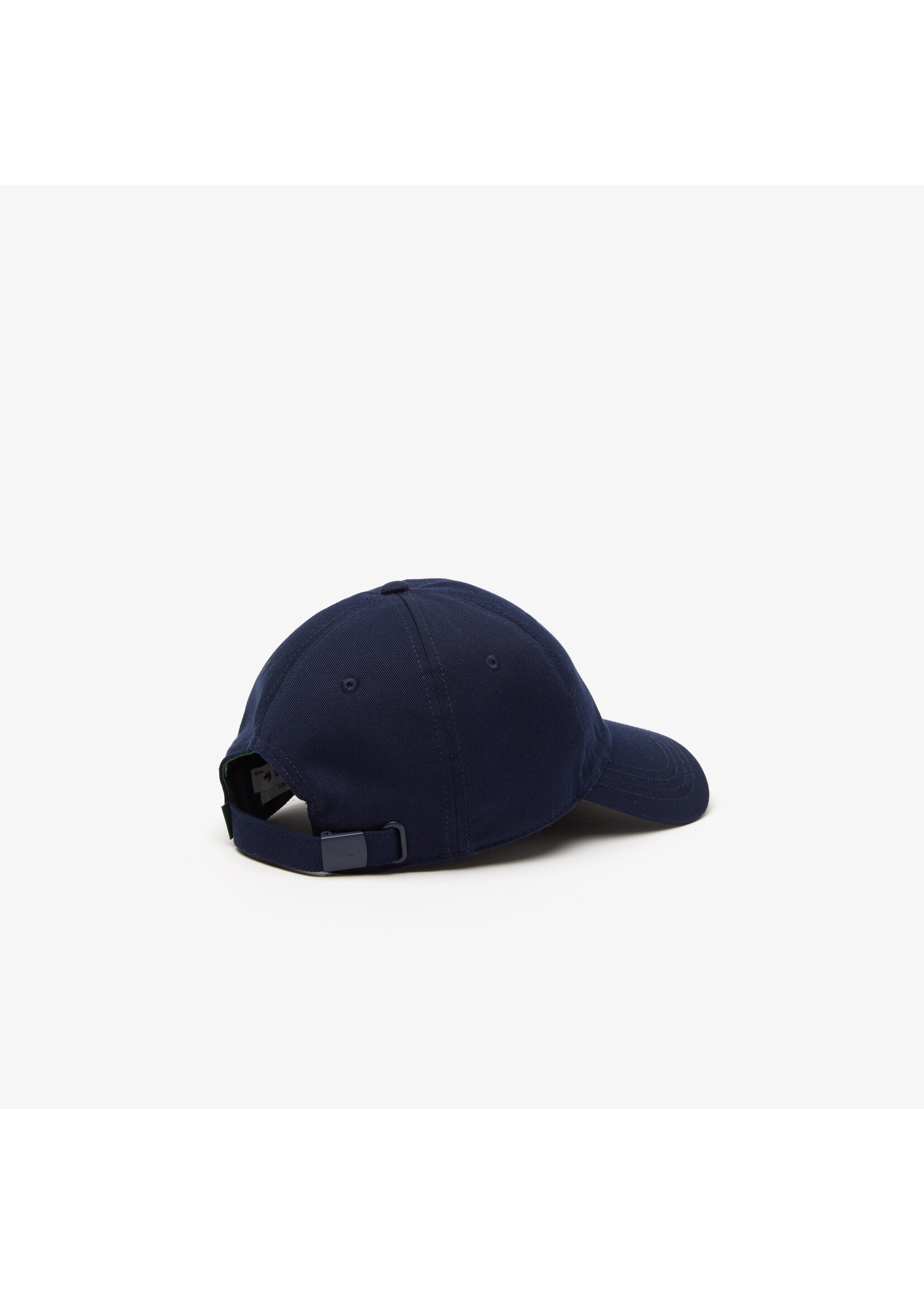 LACOSTE Casquette unisexe unie en twill de coton biologique-Marine