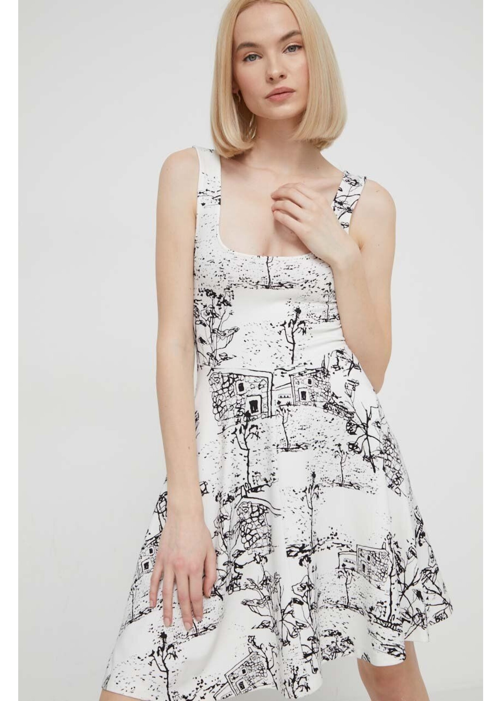 DESIGUAL Robe patineuse bretelles