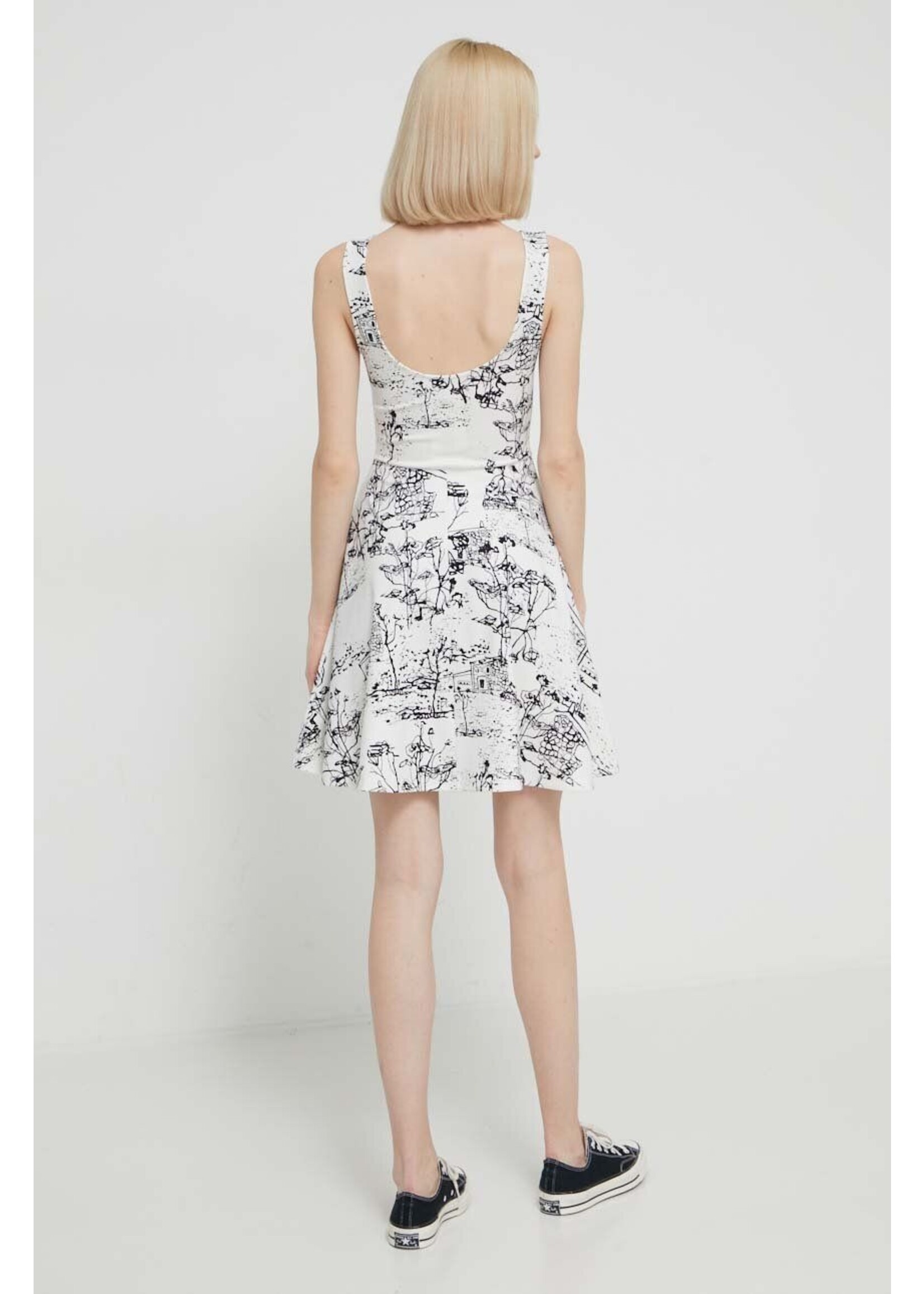 DESIGUAL Robe patineuse bretelles