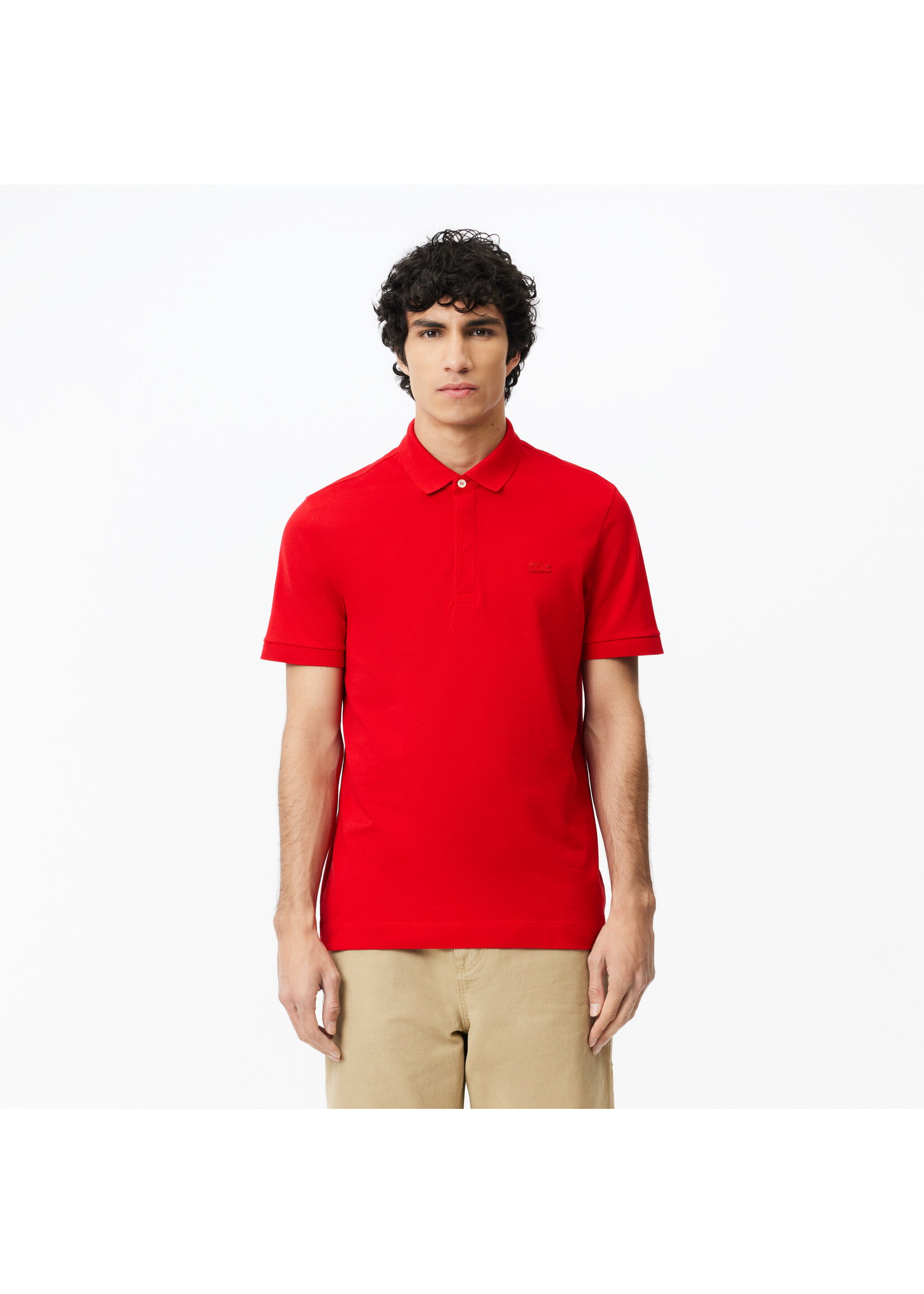 LACOSTE MEN'S SMART PARIS STRETCH COTTON POLO