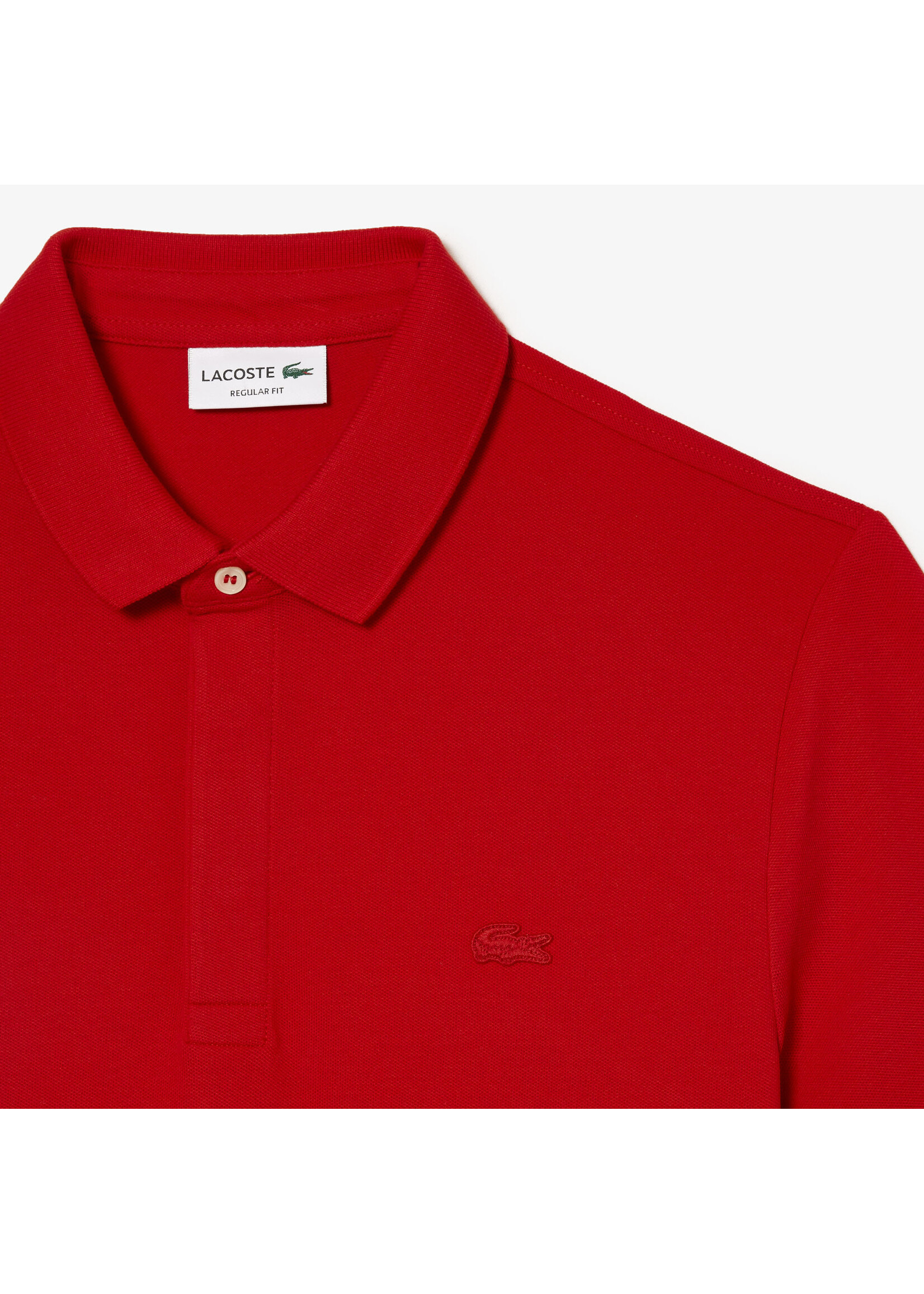 Polo Smart Paris en pique de coton stretch pour homme ROUGE Lacroix espace boutique inc