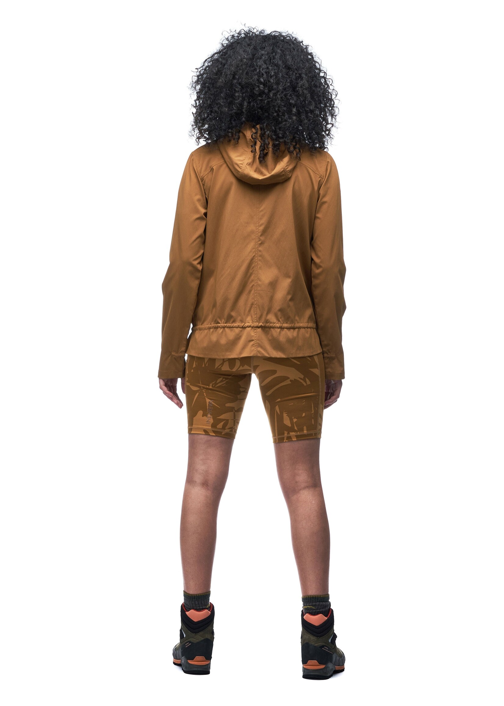 INDYEVA Short 8'' style vélo Bronze Botanical Print-SENDERO