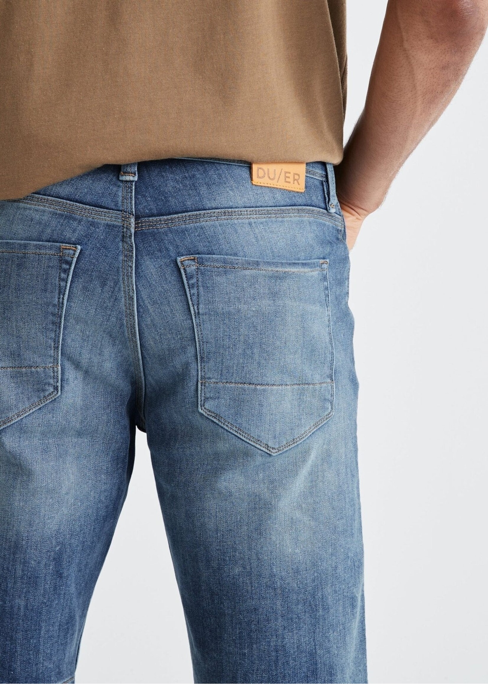 DUER Bermuda extensible coupe ajustée-Tidal