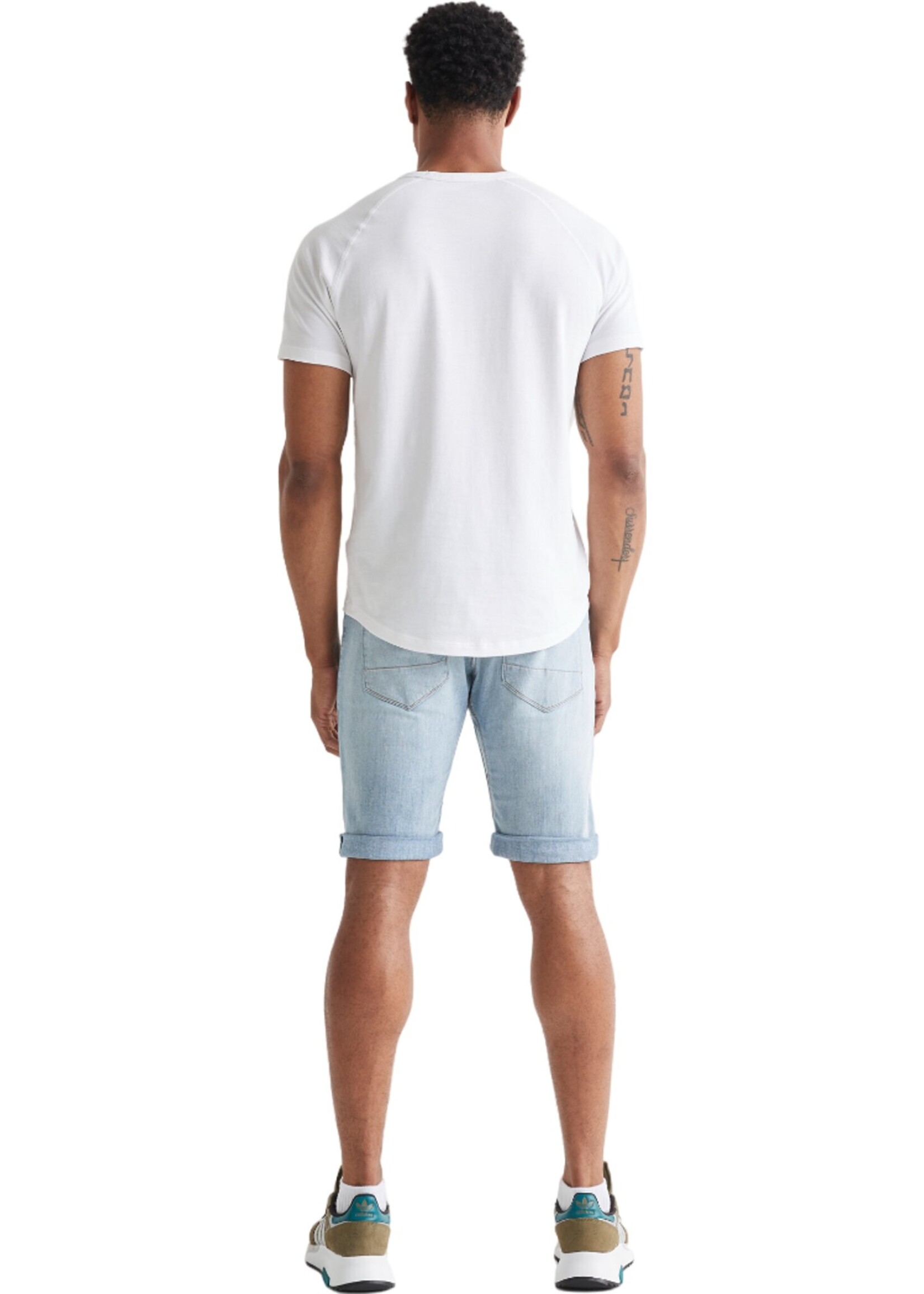 DUER Bermuda extensible coupe ajustée-Océan