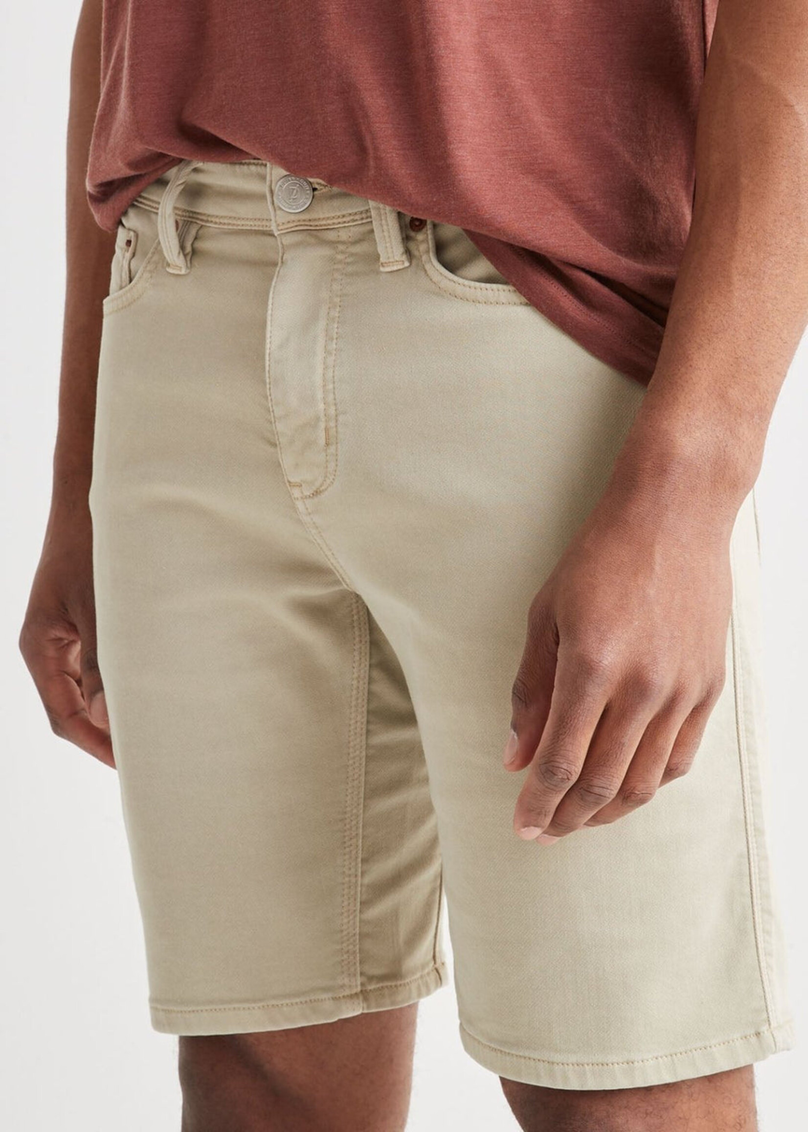 DUER Bermuda extensible coupe ajustée-Lin