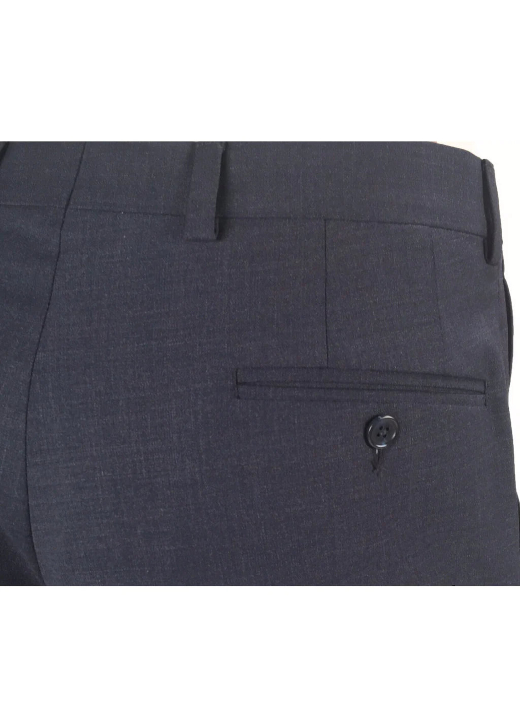 JACK VICTOR Pantalon de ville coupe moderne Bleu Chiné-VOYAGEUR
