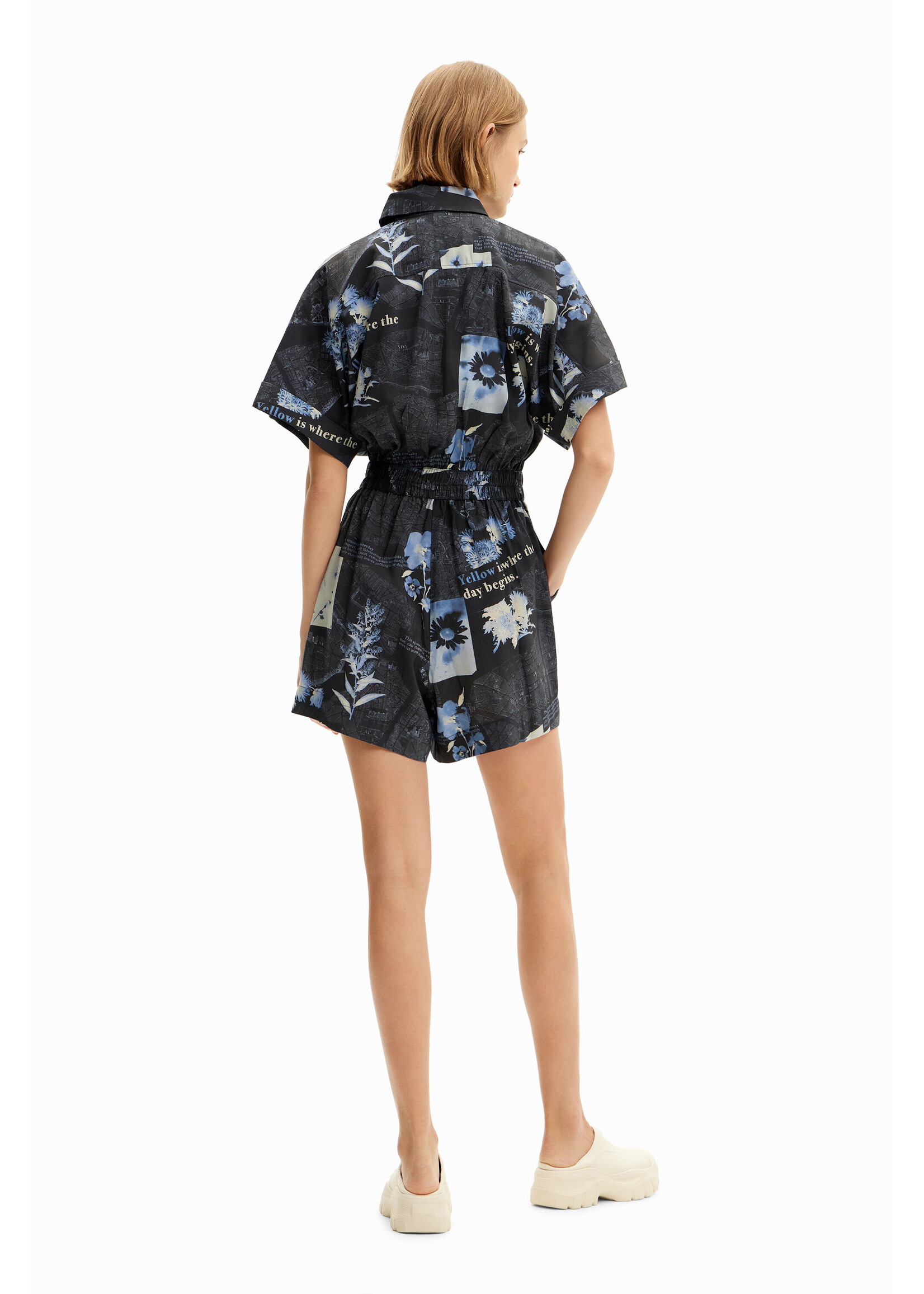 DESIGUAL Map playsuit