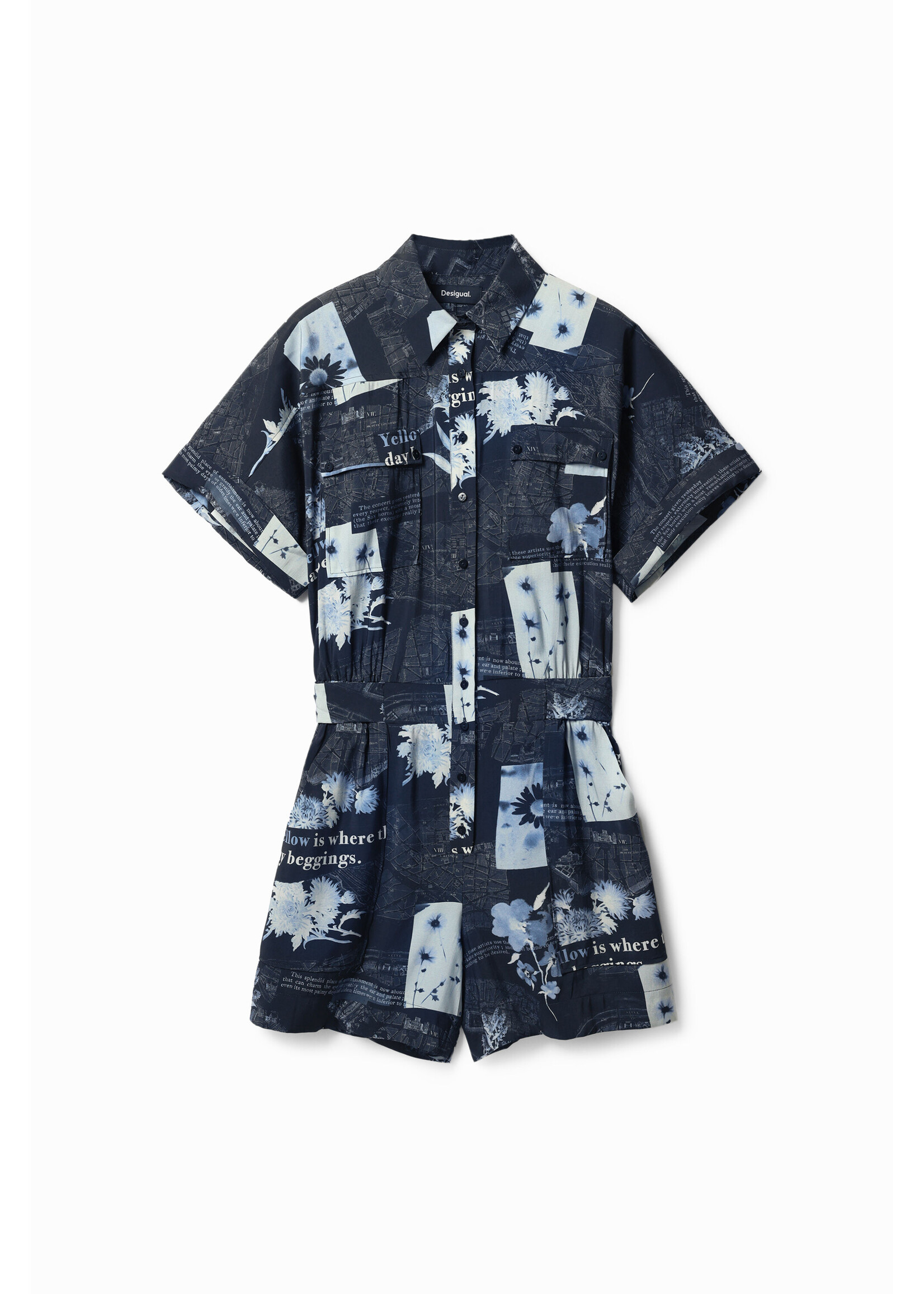 DESIGUAL Map playsuit