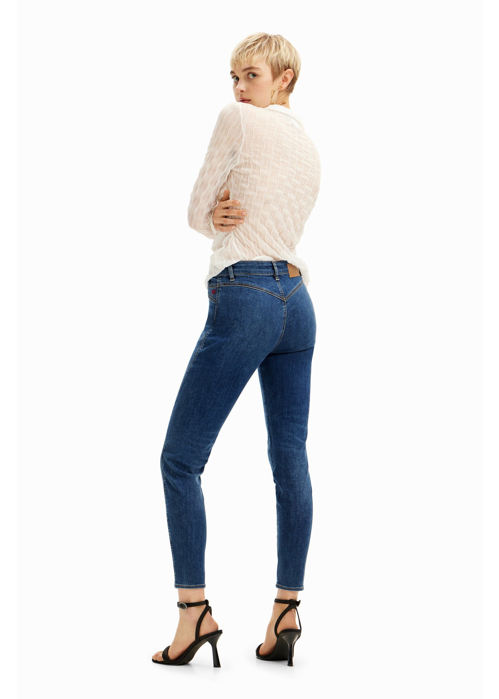 DESIGUAL Push-up skinny jeans