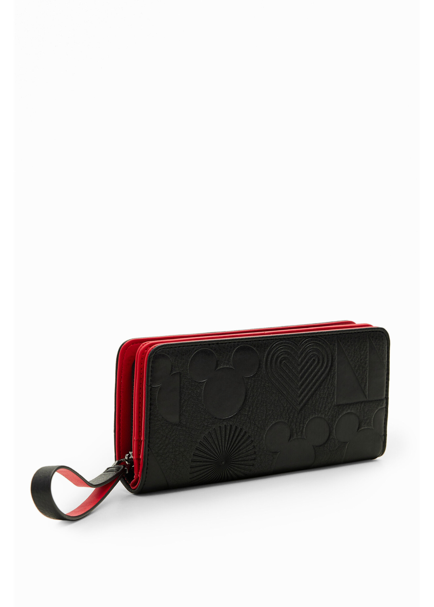 DESIGUAL Portefeuille L Mickey Mouse-NOIR