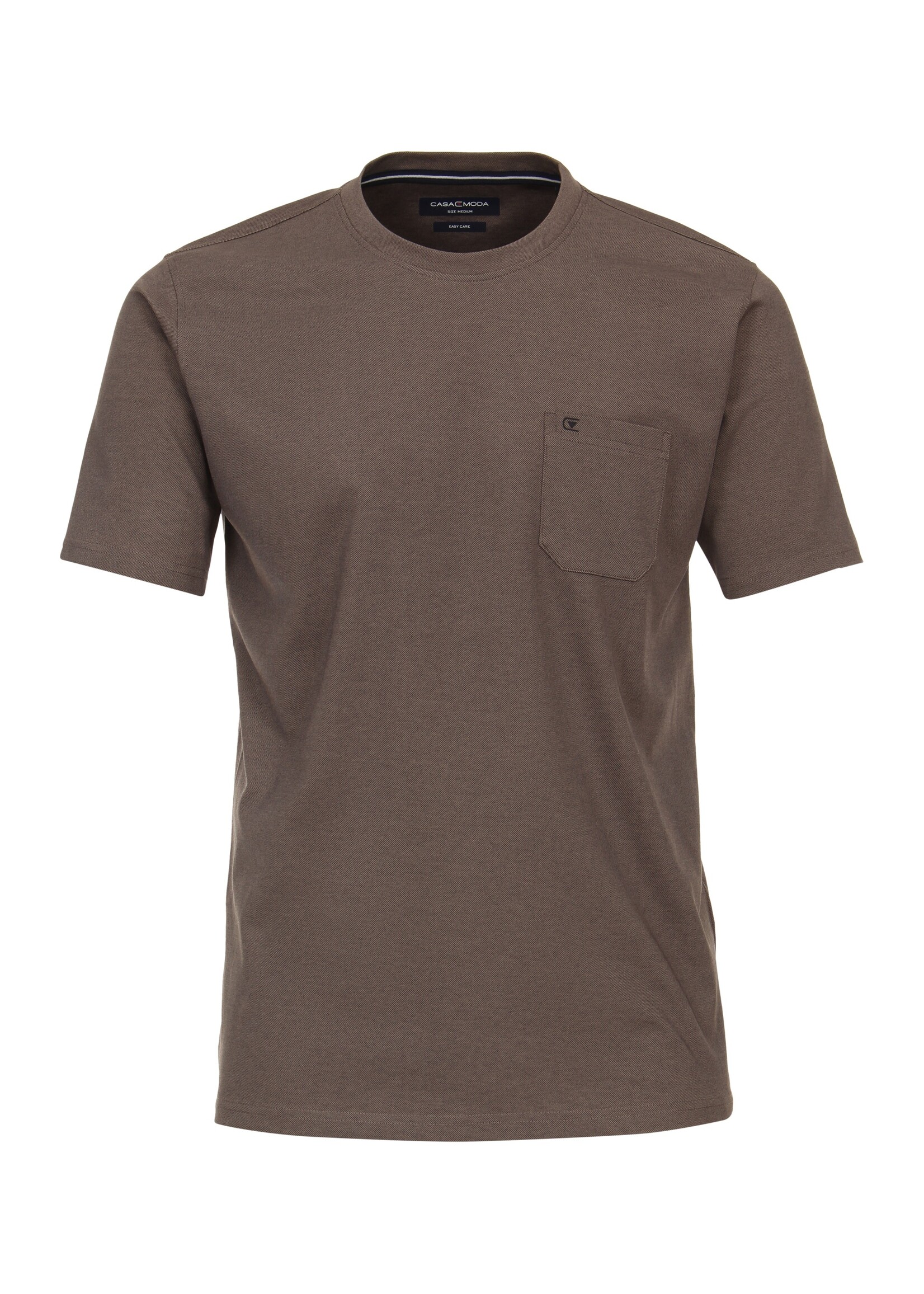 CASA MODA Men's short-sleeved T-shirt with patch pocket