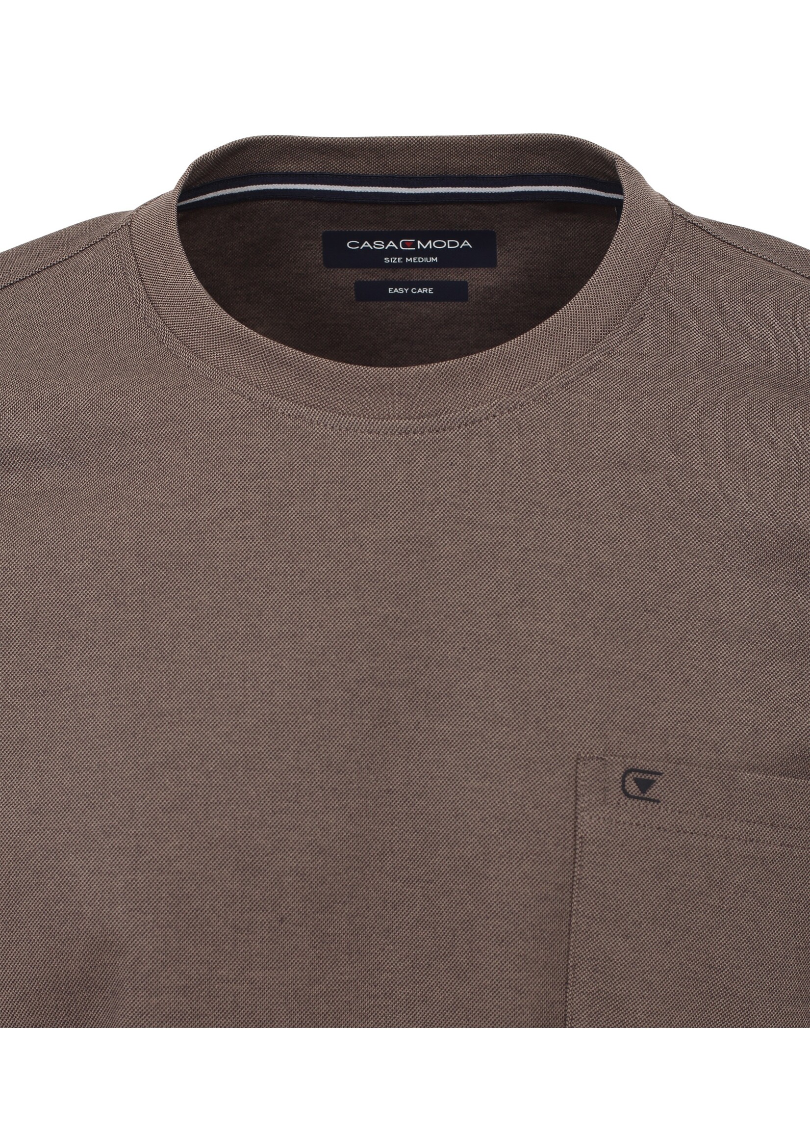 CASA MODA Men's short-sleeved T-shirt with patch pocket