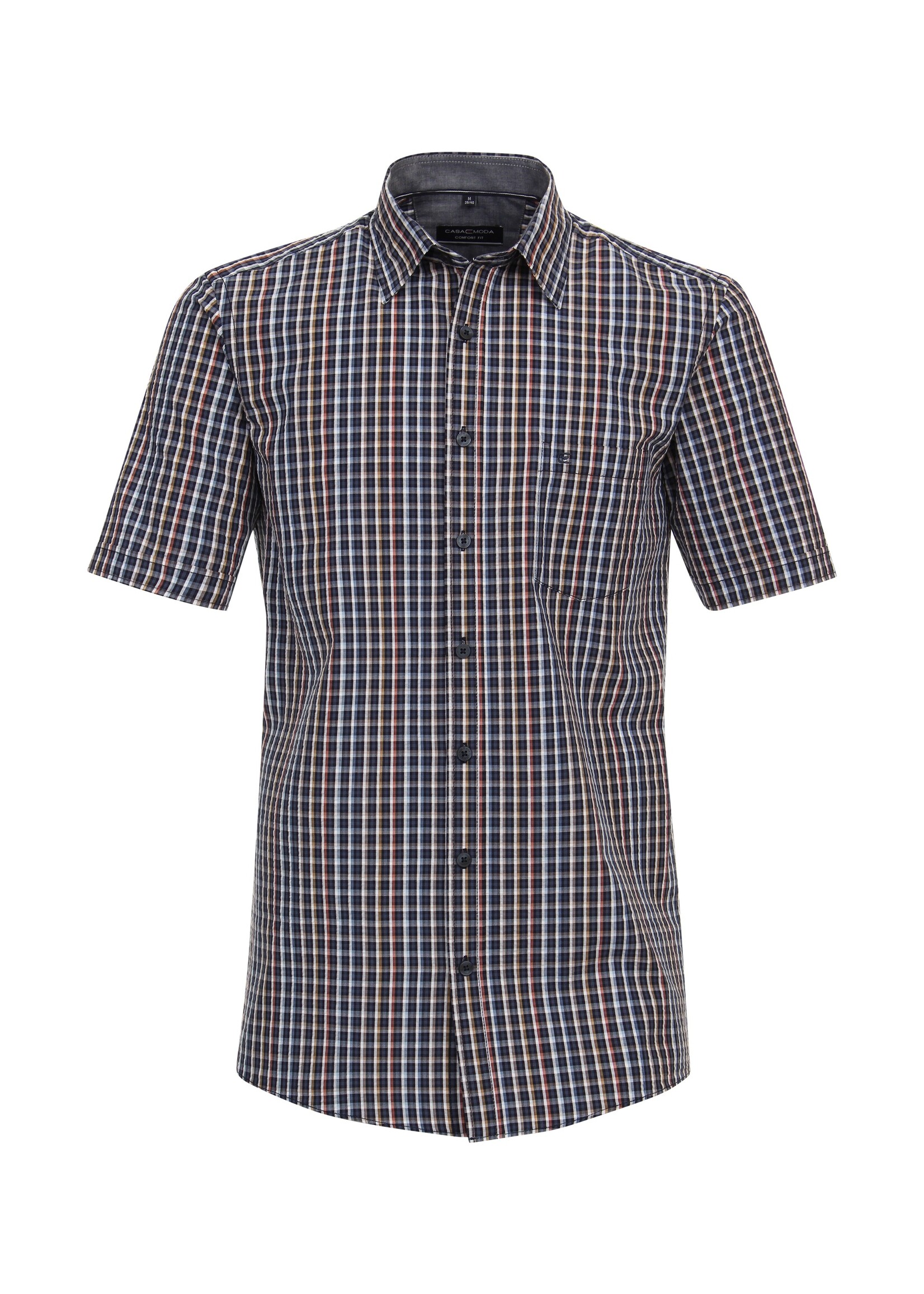 CASA MODA Chemise 100% cotton classique Casa-Marine multi