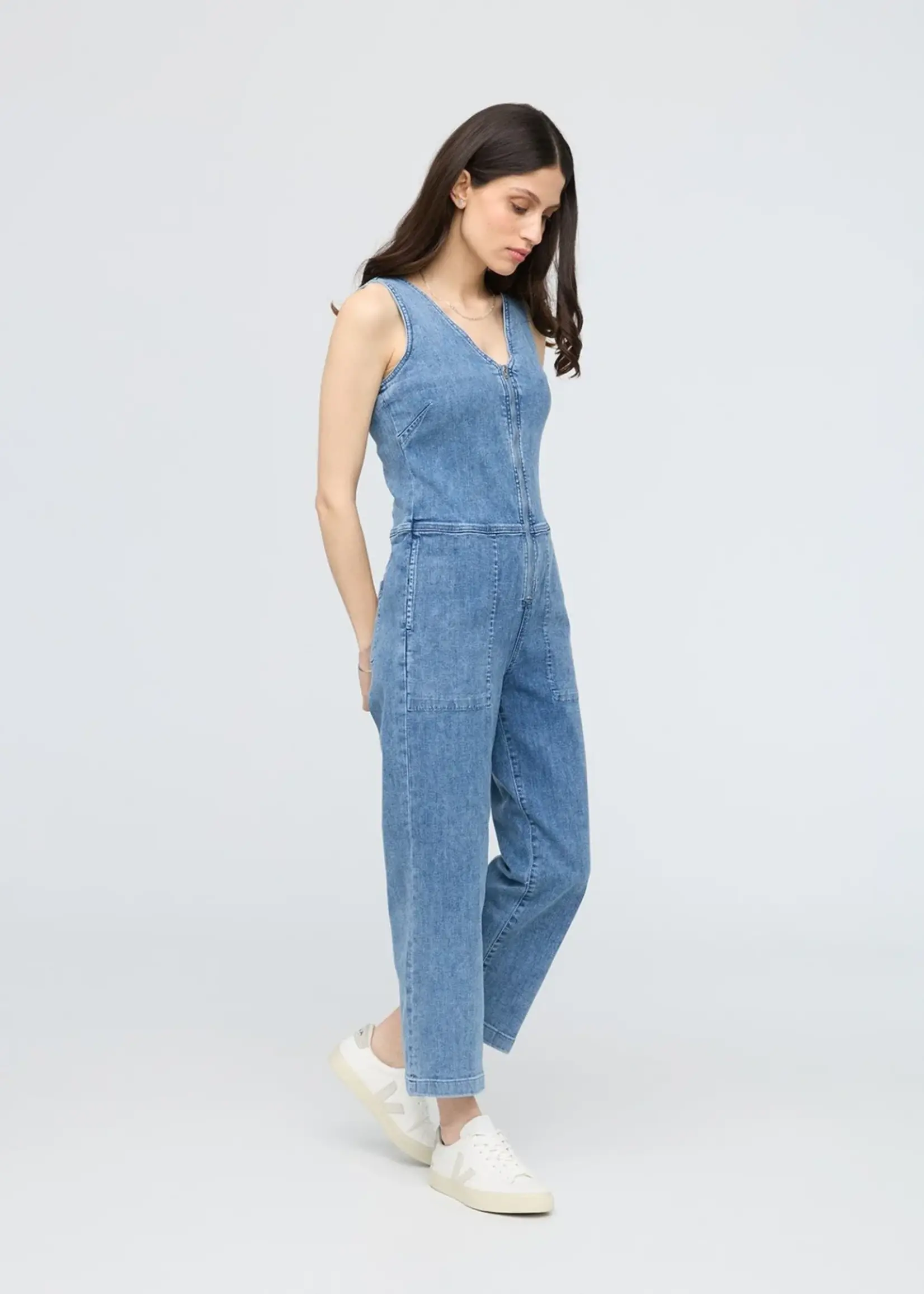 DUER Performance Denim Jumpsuit