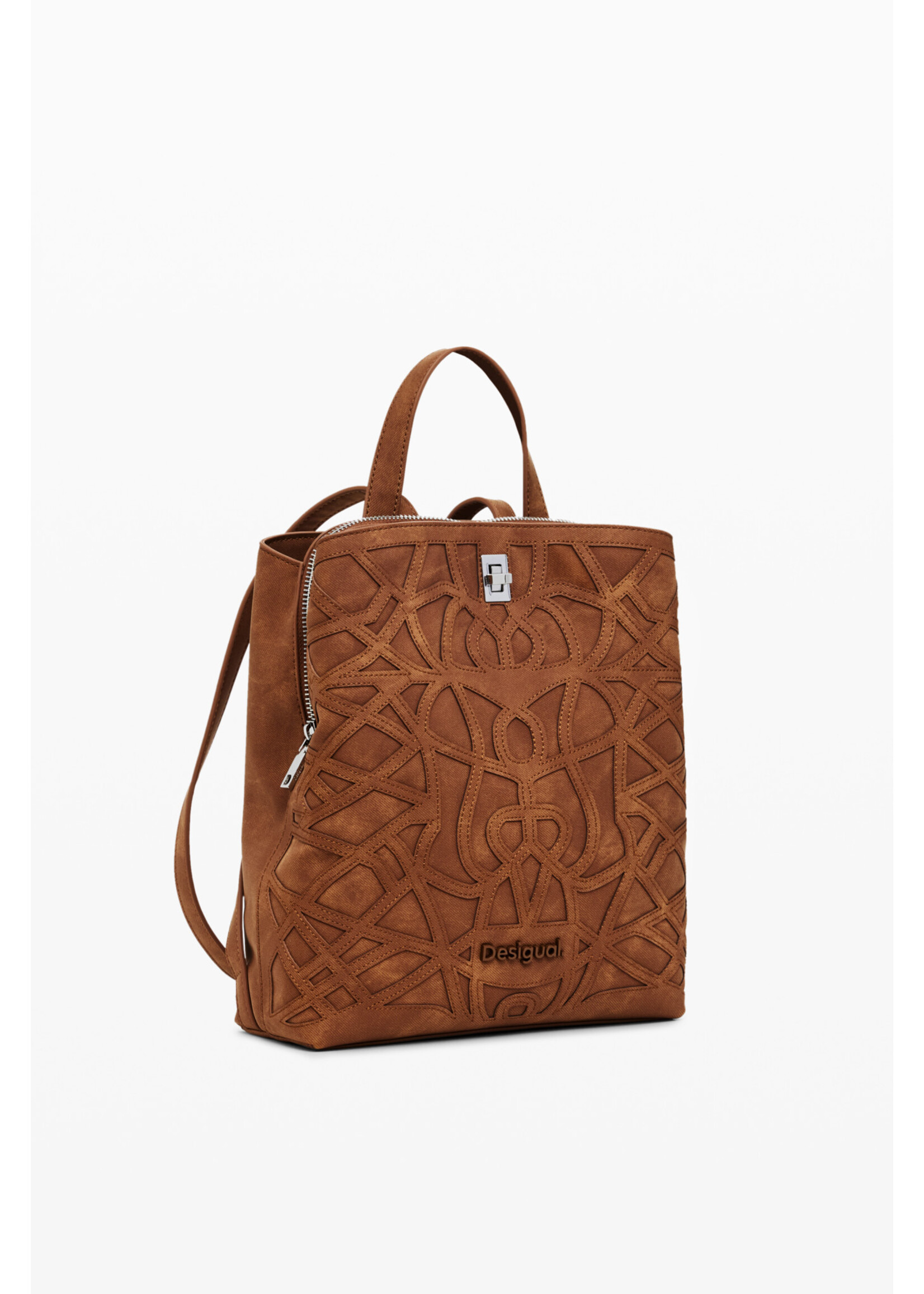 DESIGUAL Mini embossed backpack