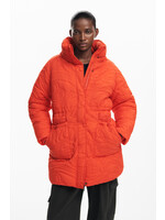 DESIGUAL Manteau matelassé texturé-Orange