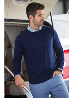 AU NOIR MERINO WOOL SWEATER | MARINI, Navy