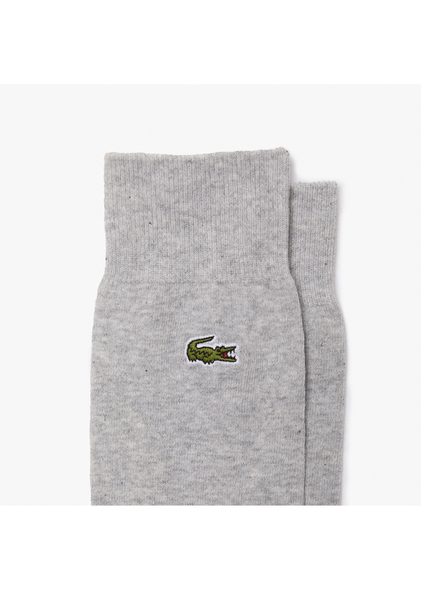 LACOSTE Lot de 5 paires de chaussettes montantes unisexes en coton bio-ASSORTIES