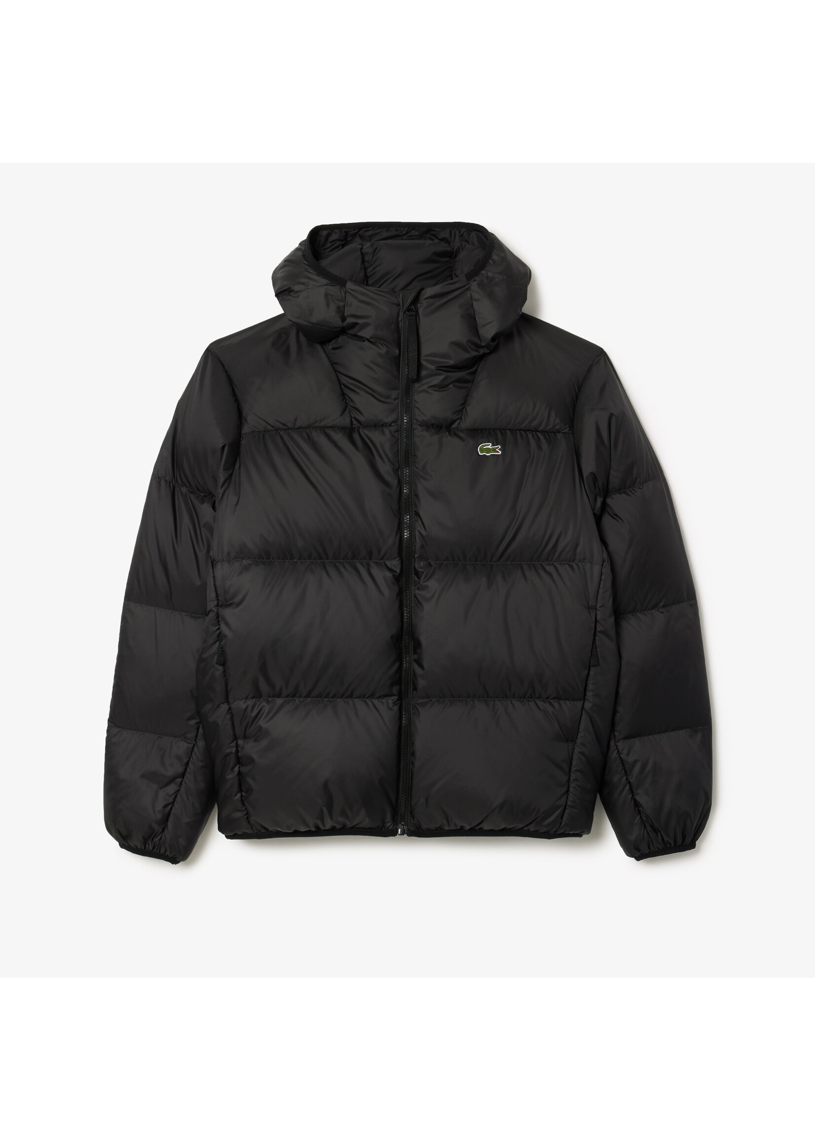 LACOSTE Short Water Repellent Hooded Puffed Jacket