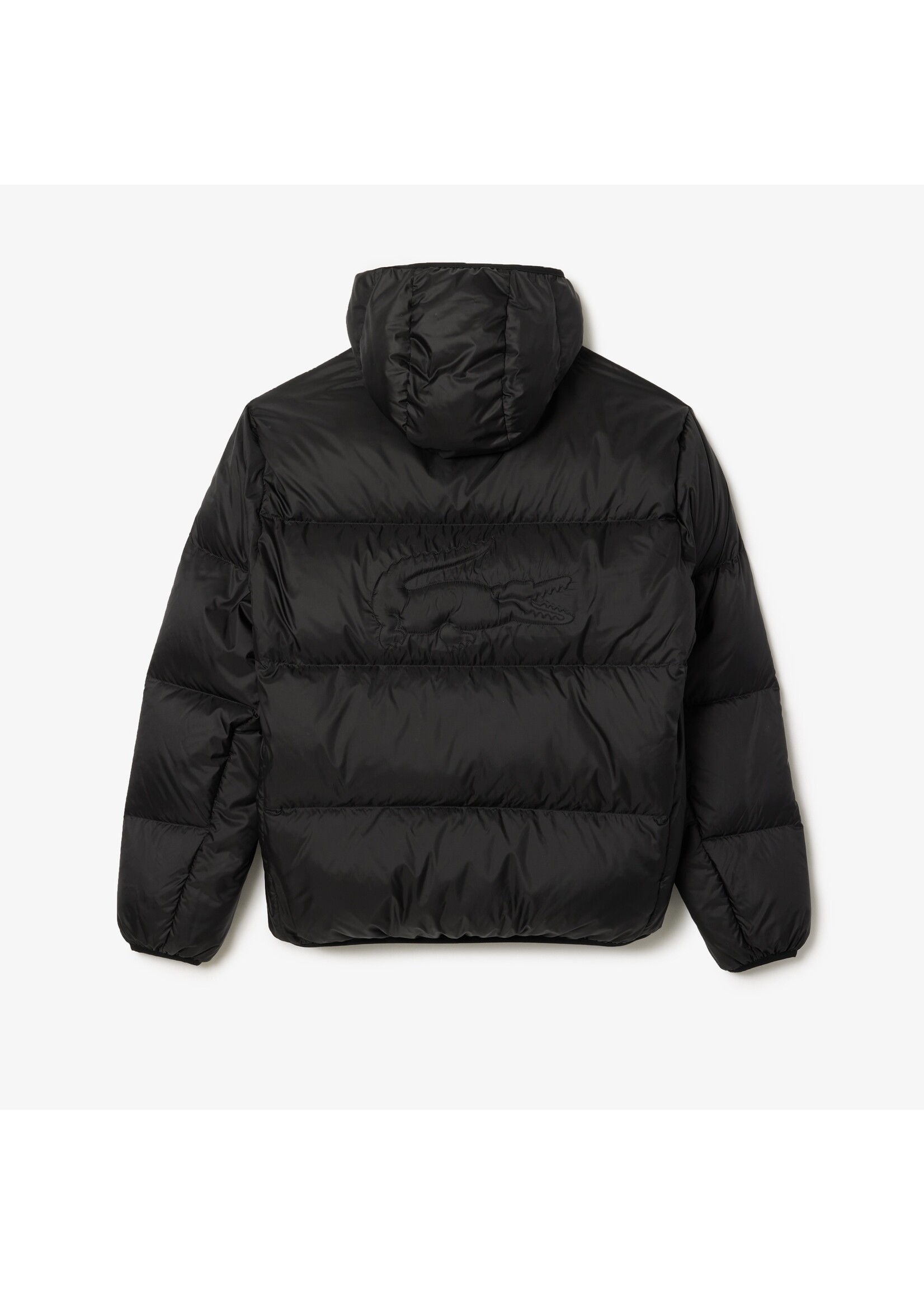 Short Water Repellent Hooded Puffed Jacket Lacroix espace boutique inc