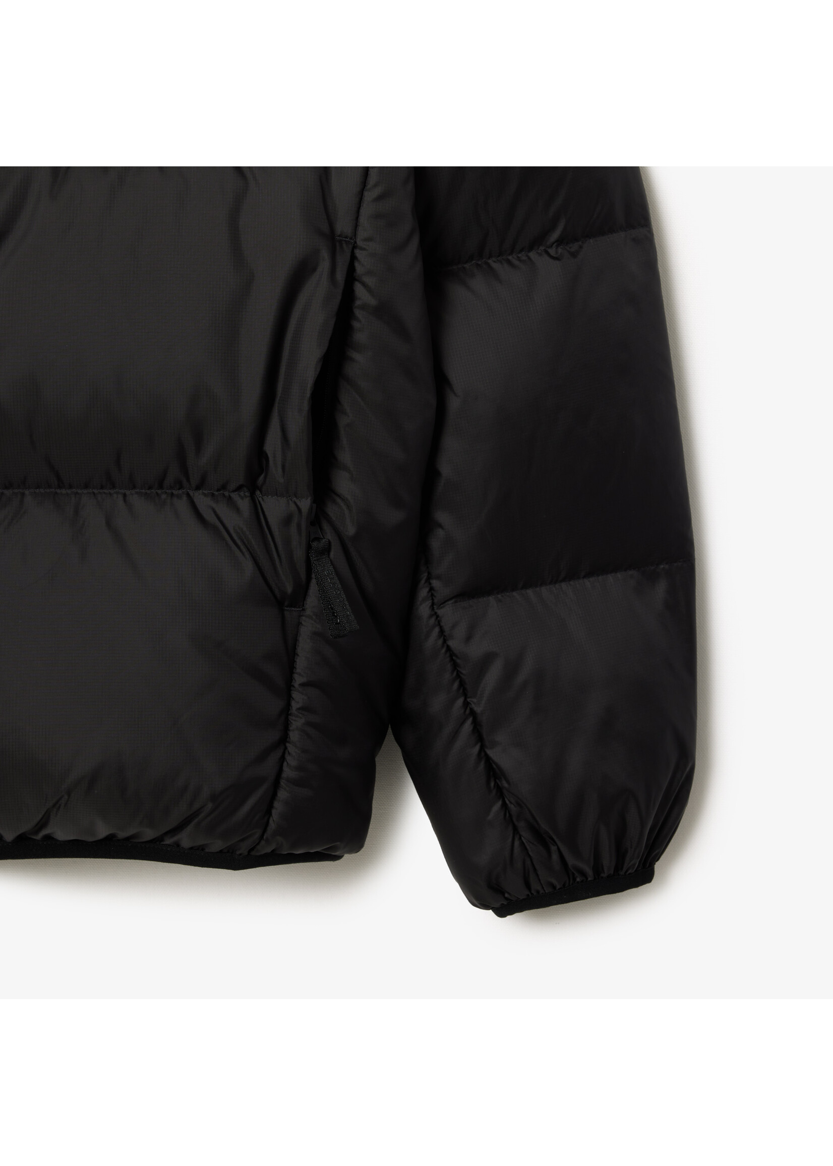 LACOSTE Short Water Repellent Hooded Puffed Jacket
