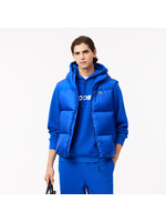 LACOSTE Veste matelassée en duvet à capuche pour homme-BLEU