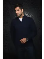 AU NOIR MERINOS WOOL CHANDAIL | VOGAR, navy