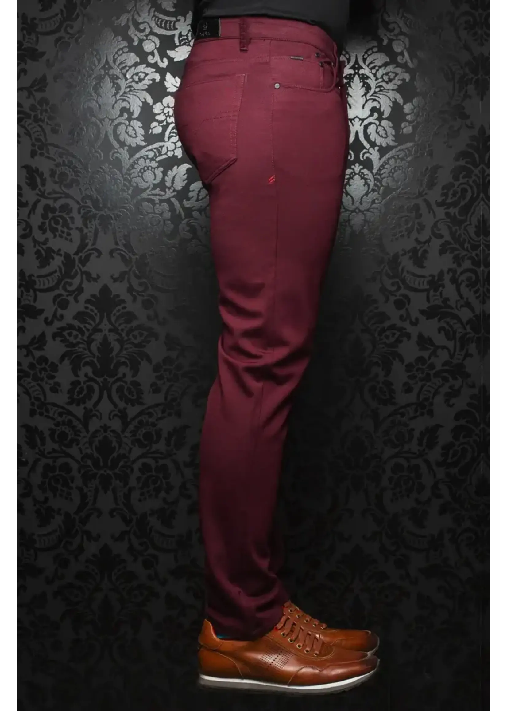 AU NOIR CASUAL TROUSER | Winchester, Wine