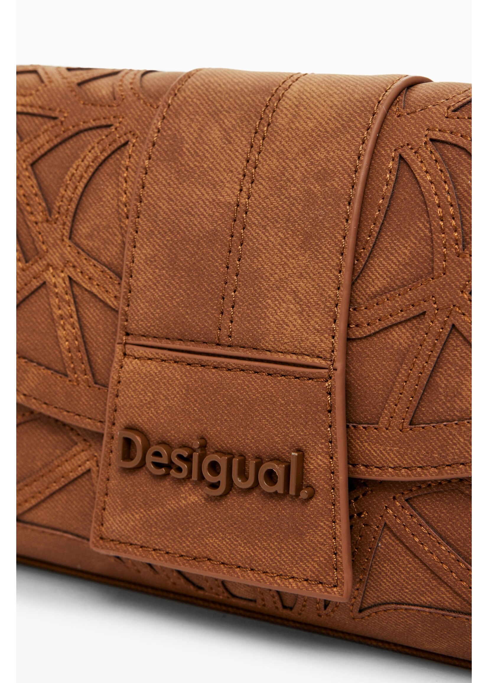 DESIGUAL Bag with geometric embossing