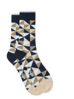 AU NOIR Chaussettes colorées en coton (paire) pour homme-Pierre-Olive