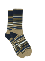 AU NOIR Chaussettes colorées en coton (paire) pour homme-Olive-Bleu