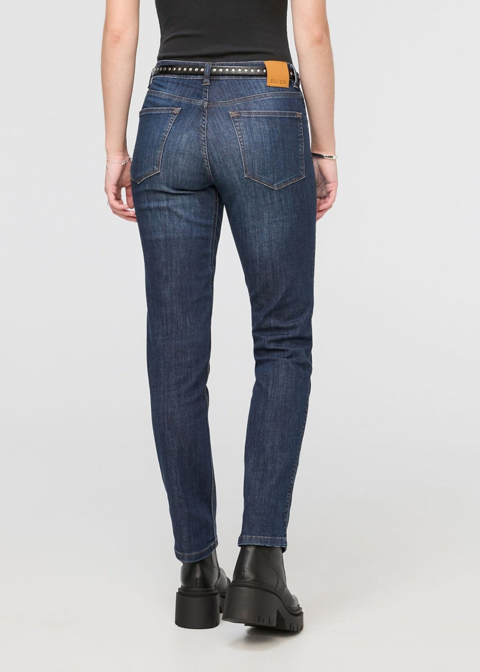 DUER Performance Denim Girlfriend - Heritage Blue