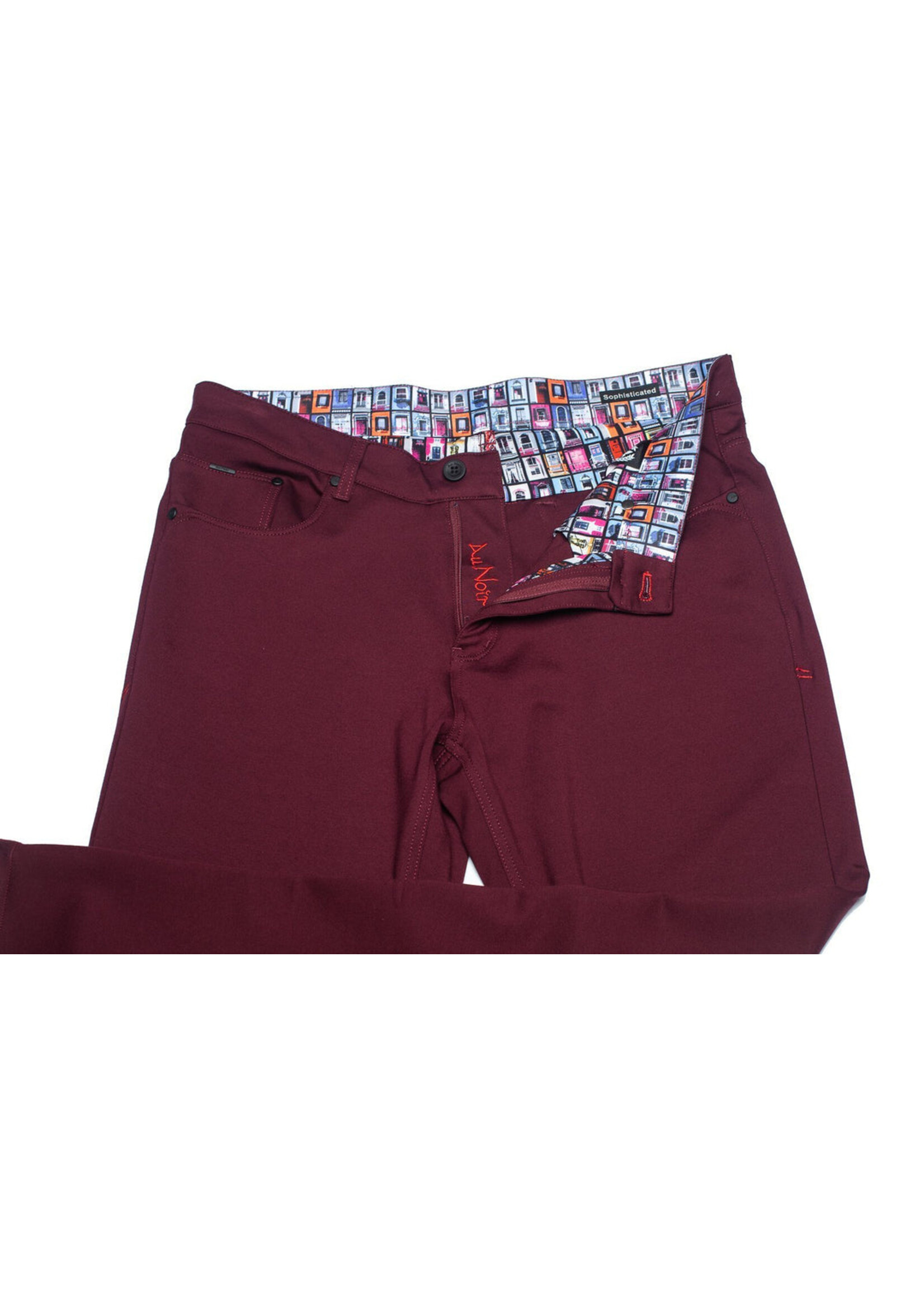 AU NOIR CASUAL TROUSER | Winchester, Wine