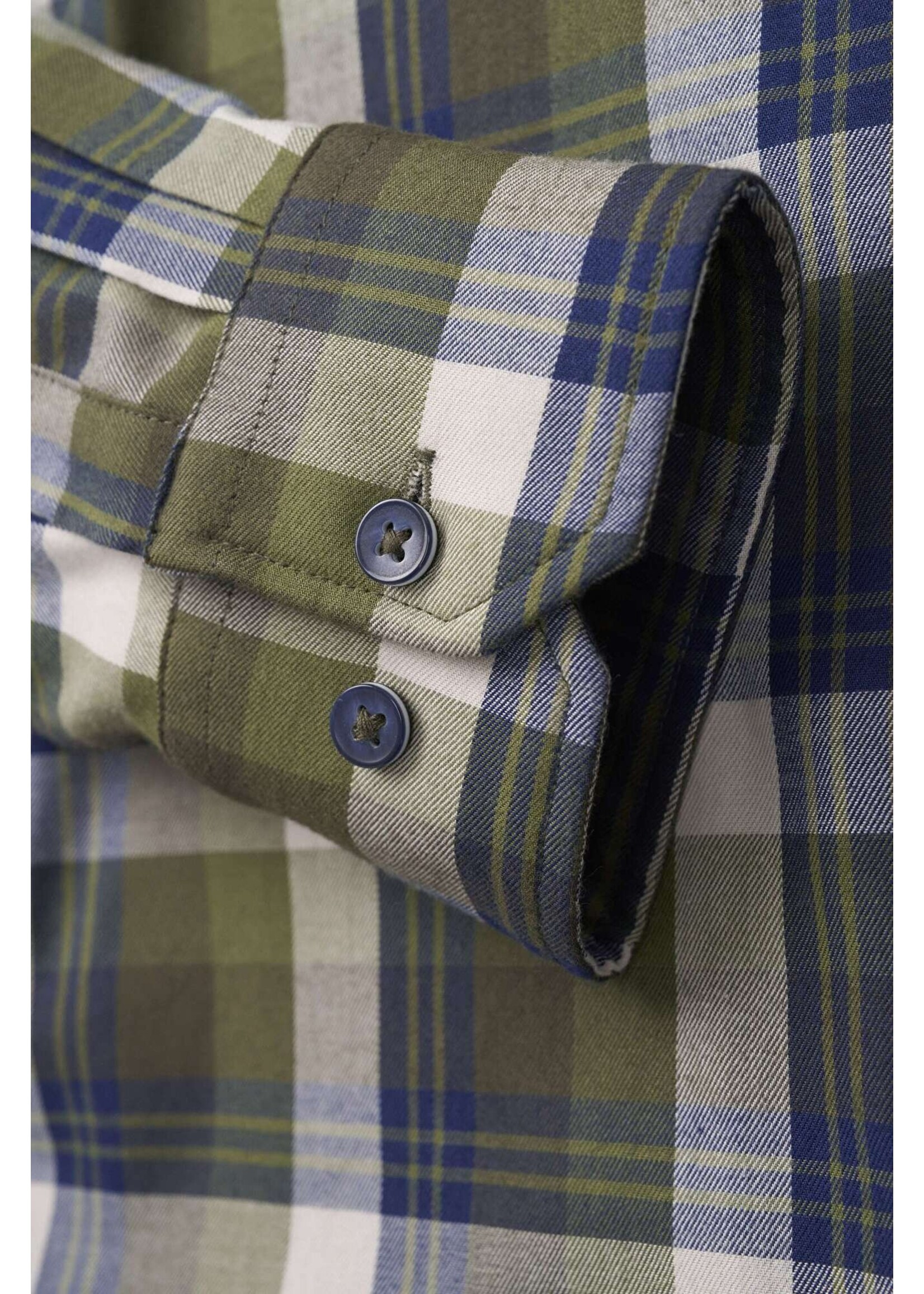 BUGATTI Chemise importée pour homme-VERT FONCÉ
