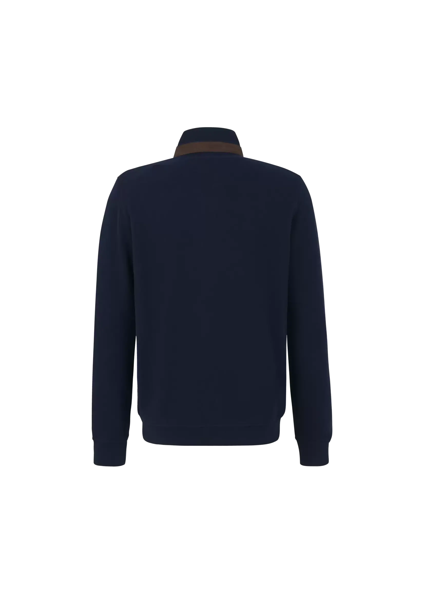 BUGATTI Sweat jacket made from 100% cotton in navy