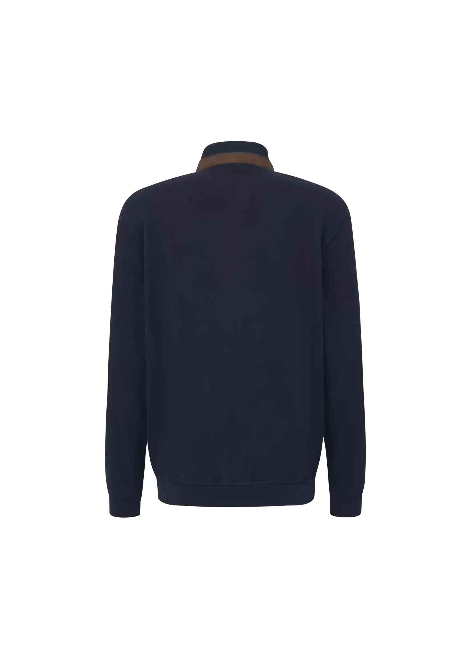BUGATTI Jacket with blended fabric in navy