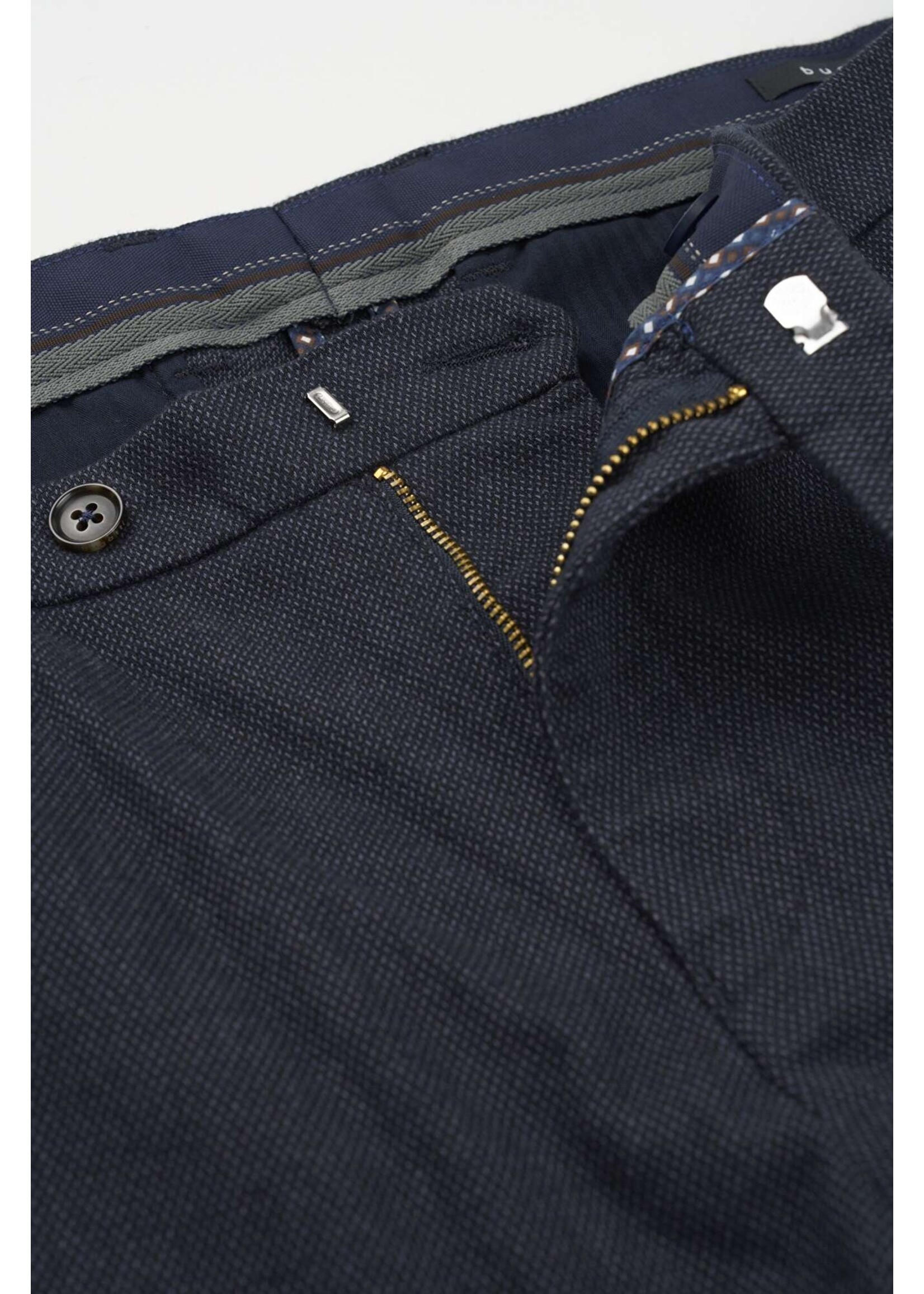 BUGATTI Chinos Made from stretch cotton in navy