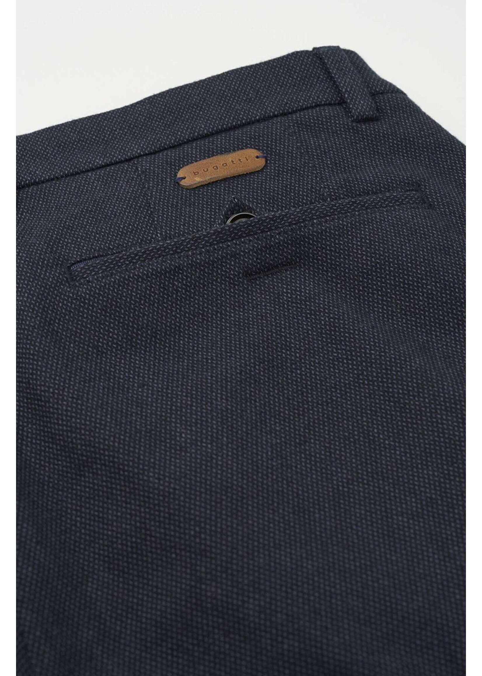 BUGATTI Pantalon importé avec touché cachemire pour homme-INDIGO