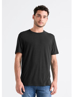 DUER Chandail de base manches courtes col rond PurePima pour homme-Noir