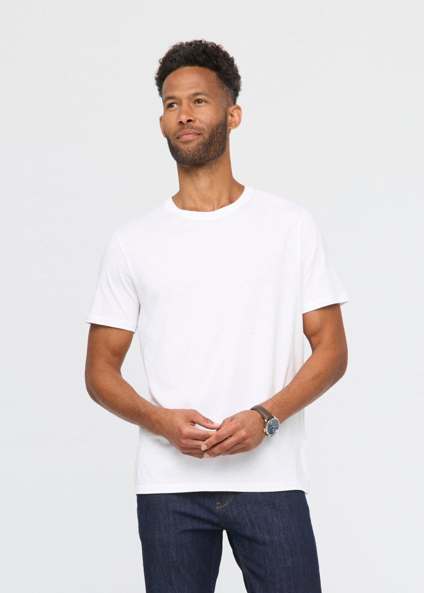 DUER PurePima Tee - White
