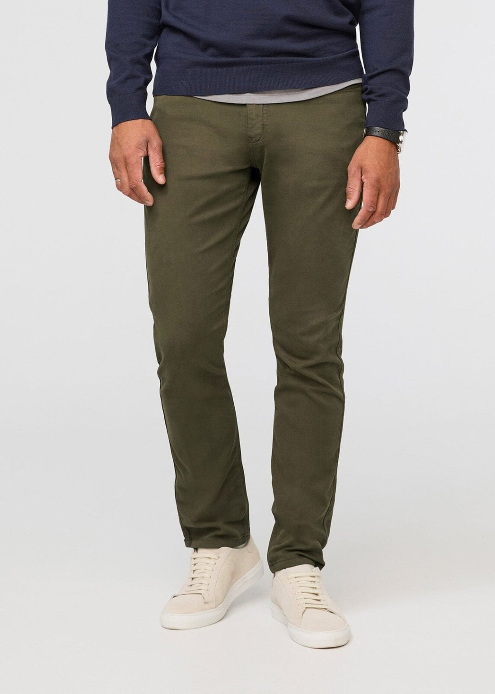DUER Pantalon extensible No Sweat coupe ample-Army Green